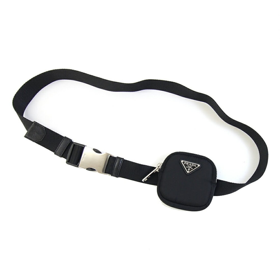 Prada Waist Bag 1CN076 Black Nylon Leather Body Hip Mini Handbag Pouch Men's Women's PRADA: --- Catalog ---Category: SizeSize (HxWxD): 9cm x 9.5cm x 2cm / 3.54'' x 3.74'' x 0.78''Category: DesignType: Fanny pack, Handbag, PouchColor: BlackGender: Men,WomenMaterial: Nylon , Leather Category: 