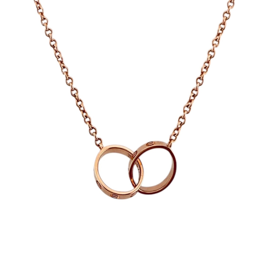Cartier Baby Love Necklace, 18K Pink Gold, Women's, CARTIER: --- Catalog ---Category: SizePendant Size: 10mm x 15mm / 0.39'' x 0.59''Neck Circumference: 44.5 cm / 17.51''Category: DesignColor: Pink goldGender: WomenMaterial: Pink gold (18K)Necklace Type: Neckla