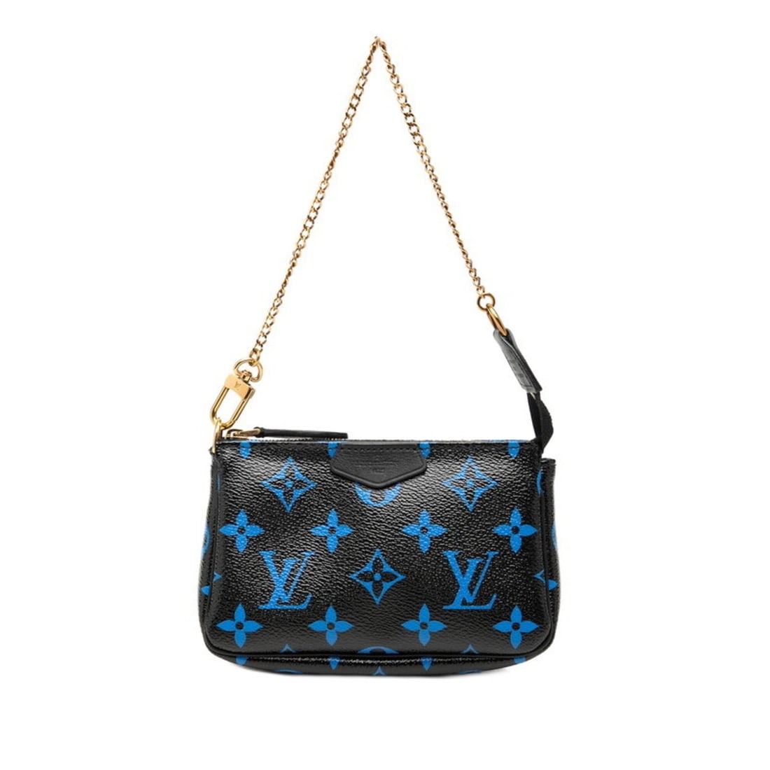 Louis Vuitton Monogram Color Mini Pochette Accessoires Handbag Pouch M67237 Noir Black Blue Leather: --- Catalog ---Category: SizeSize (HxWxD): 9cm x 14.5cm x 3cm / 3.54'' x 5.7'' x 1.18''Category: DesignType: Handbag, Pochette, PouchColor: Black, Blue, NoirGender: WomenMaterial: PVC , Leather Catego