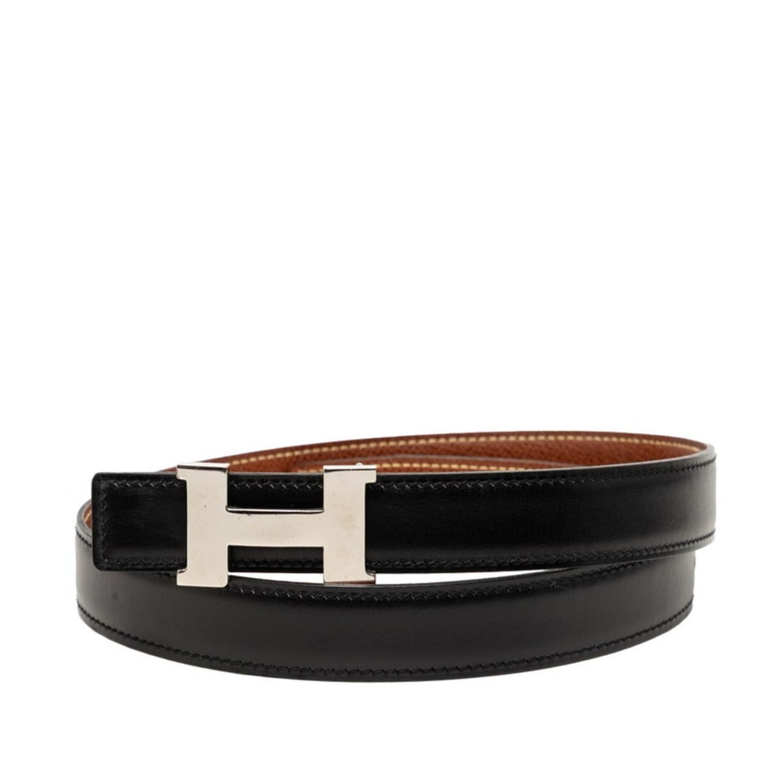 Hermes Constance H-belt, reversible belt, size 65, black and brown box calf leather, Courchevel: --- Catalog ---Category: SizeLength: 63cm - 68cm / 24.8'' - 26.77''Category: DesignType: Standard beltColor: Black, BrownGender: WomenLeather/Fur Type: Box calf leather, Graine couchevel leatherMateri