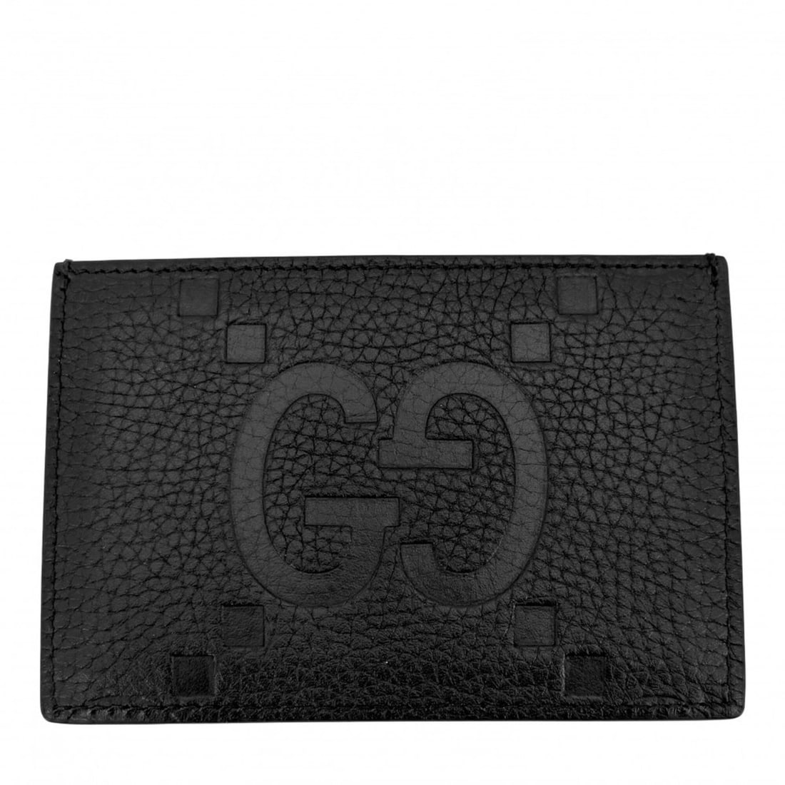 Gucci business card holder/card case for men, Jumbo GG design, pass case, holder, accessories, GUCCI: --- Catalog ---Category: DesignType: Card caseColor: BlackGender: MenMaterial: Leather Category: GeneralBrand: GucciCategory: Physical PropertiesSize (HxWxD): 8cm x 12cm / 3.14'' x 4.72''--- Item List
