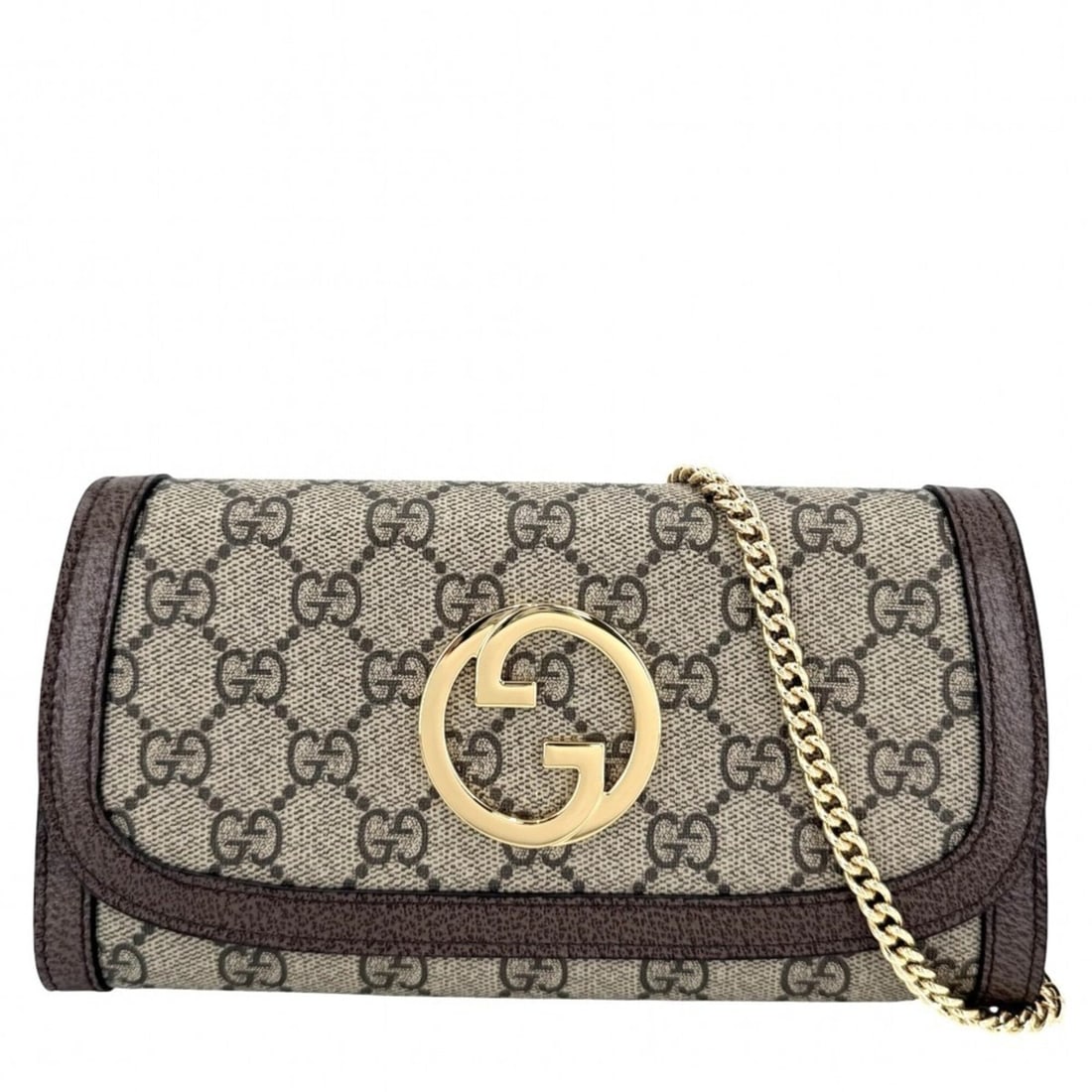 Gucci Chain Wallet for Women, Blondie Shoulder Bag, Pouch, Crossbody GUCCI 725215, GG Supreme: --- Catalog ---Category: SizeSize (HxWxD): 11.5cm x 21cm x 2.5cm / 4.52'' x 8.26'' x 0.98''Category: DesignType: Chain/Shoulder walletColor: BeigeGender: WomenMaterial: GG Supreme , Canvas , Leather C