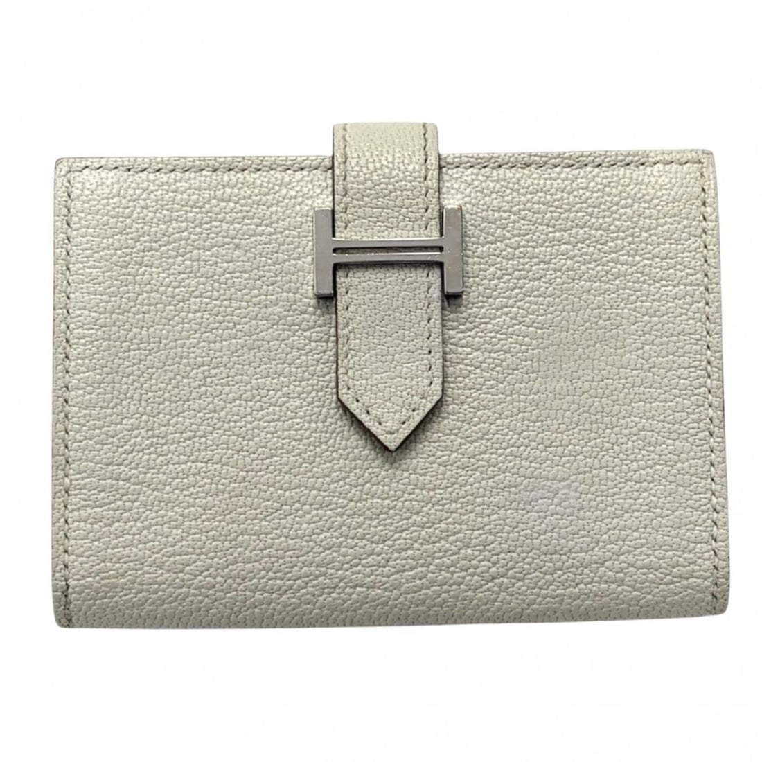 Hermes business card holder/card case for men and women, Bearn case, pass holder HERMES U stamp,: --- Catalog ---Category: DesignType: Card caseColor: IvoryGender: Men,WomenMaterial: Leather Category: GeneralBrand: HermesCategory: Physical PropertiesSize (HxWxD): 7.5cm x 10cm x 1.5cm / 2.95'' x 3.