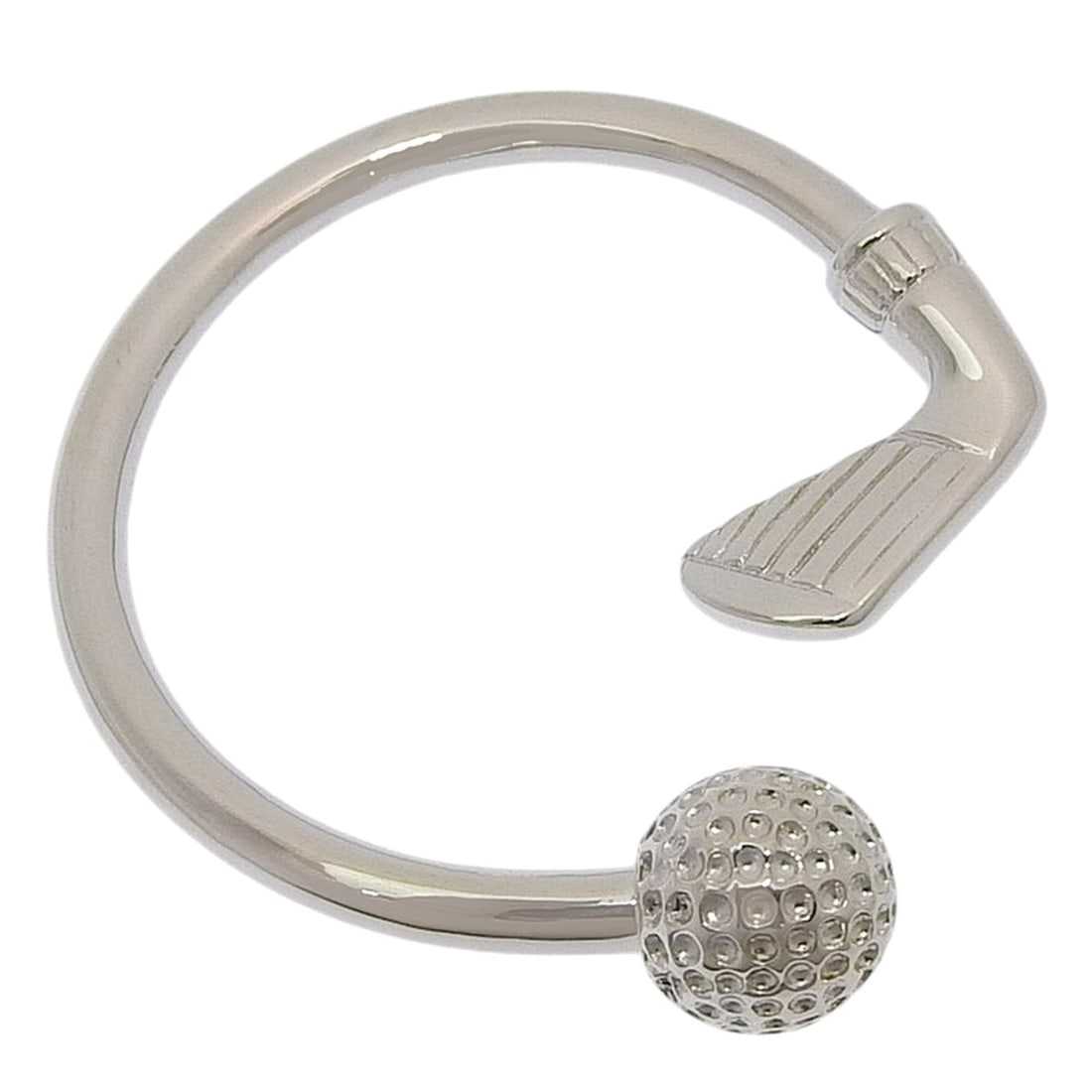 Tiffany & Co. Golf Keychain/Keyring, Sterling Silver 925, Unisex: --- Catalog ---Category: SizeSize (HxWxD): 3.4cm x 3.2cm / 1.33'' x 1.25''Category: DesignType: KeyringColor: SilverGender: Men,WomenMaterial: Silver 925Category: GeneralBrand: Tiffany--- Item List --