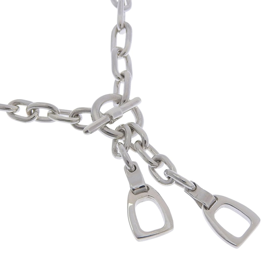Gucci Horsebit Necklace, Sterling Silver 925, Approx. 45.1g, Unisex.: --- Catalog ---Category: SizeNeck Circumference: 39 cm / 15.35''Category: DesignGender: Men,WomenMaterial: Silver 925Necklace Type: NecklaceCategory: GeneralBrand: Gucci--- Item List ---Section: Condi