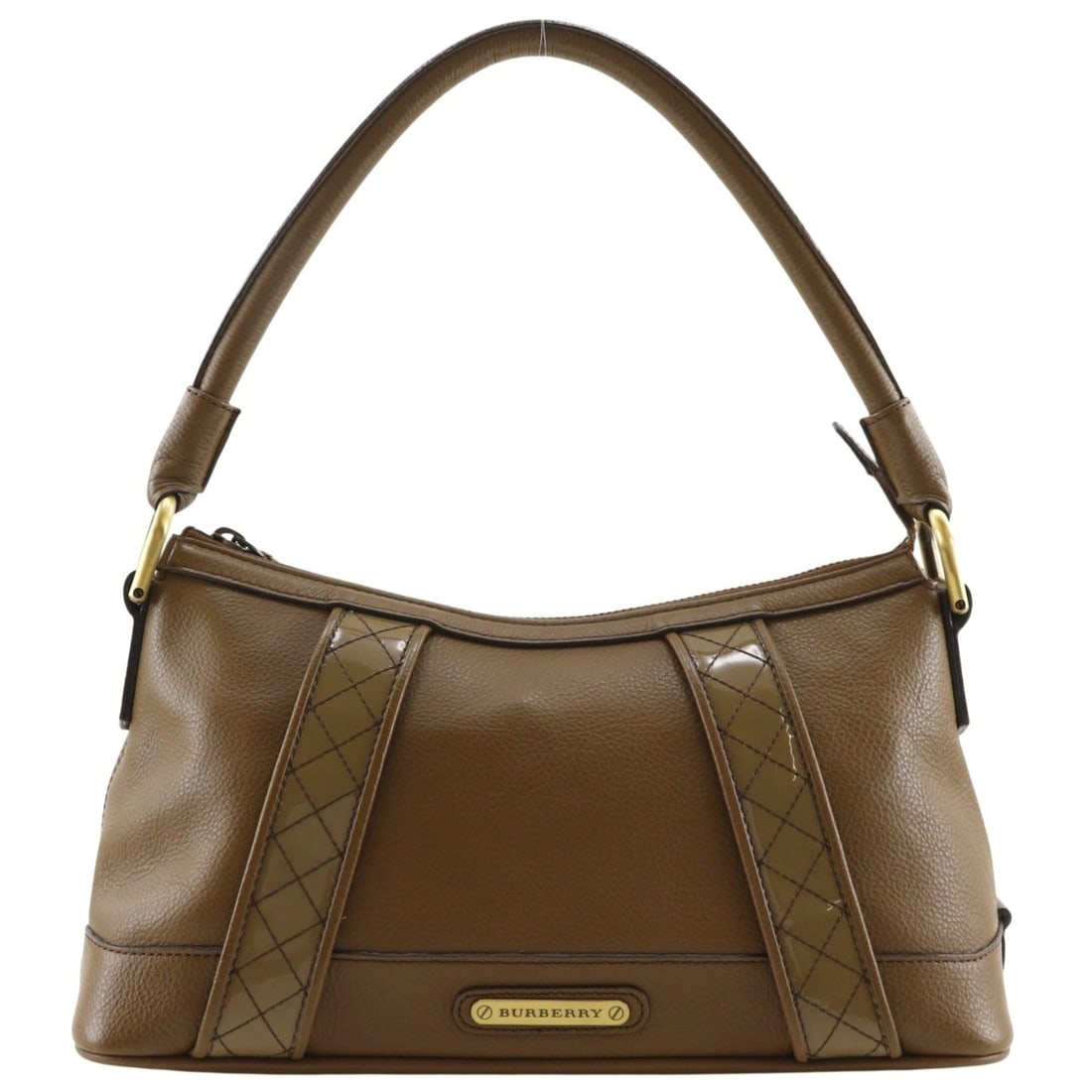 Burberry BURBERRY Shoulder Bag Leather Brown Women's: --- Catalog ---Category: SizeSize (HxWxD): 15cm x 30cm x 12.5cm / 5.9'' x 11.81'' x 4.92''Category: DesignType: Shoulder bagColor: BrownGender: WomenMaterial: Leather Category: GeneralBrand: Burberry-
