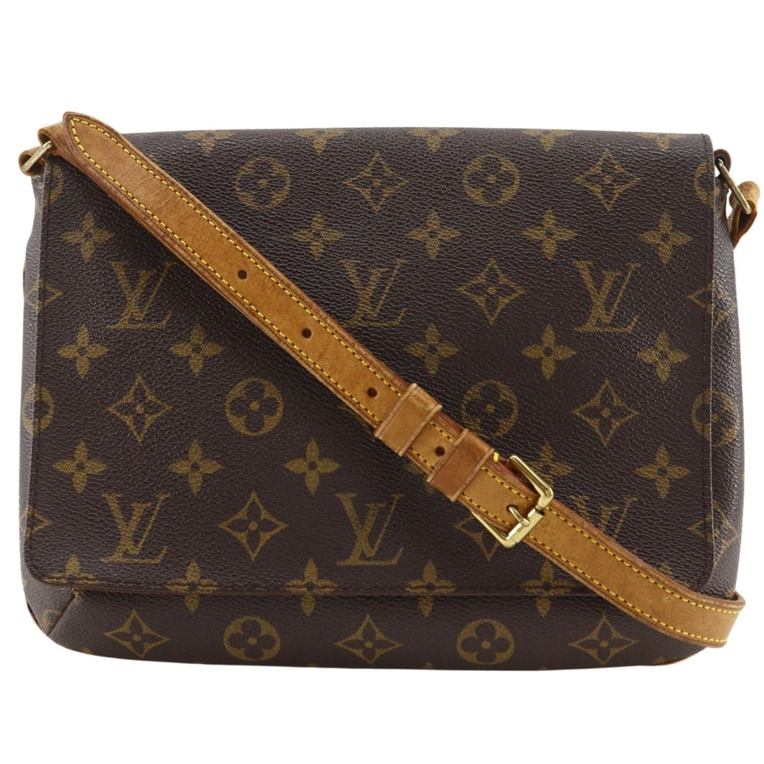 Louis Vuitton Musette Tango Shoulder Bag, Short Strap, M51257, Monogram Canvas, 2001 Model, Brown,: --- Catalog ---Category: SizeSize (HxWxD): 20cm x 26cm x 5cm / 7.87'' x 10.23'' x 1.96''Category: DesignType: Shoulder bagColor: Brown, MonogramGender: WomenMaterial: Monogram Category: GeneralMPN: M5