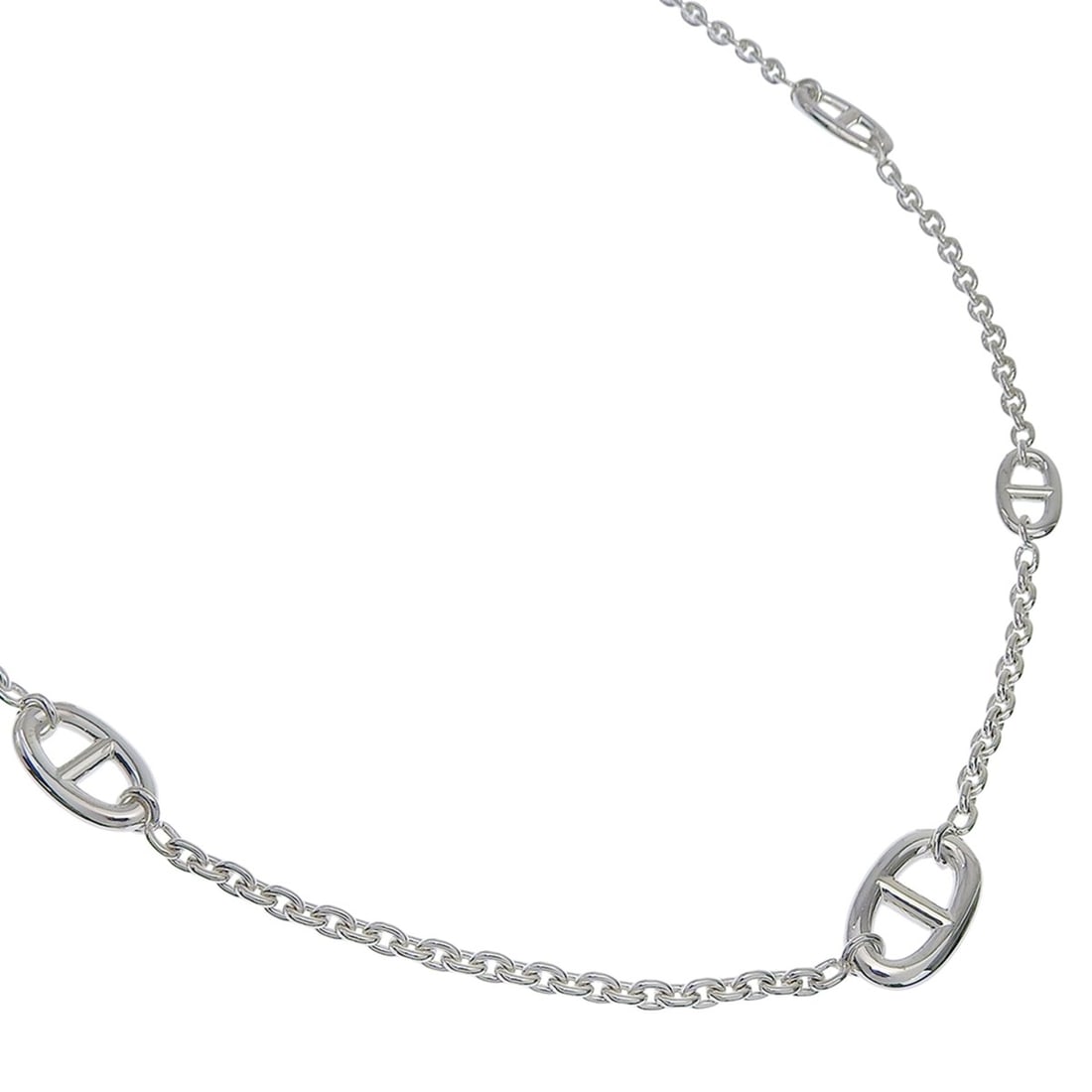 Hermes Farandole Chaine d'Ancre Necklace, Long, 80cm, Sterling Silver 925, Approx. 69.7g, Unisex: --- Catalog ---Category: SizeNeck Circumference: 78 cm / 30.7''Category: DesignGender: Women,MenMaterial: Silver 925Necklace Type: NecklaceCategory: GeneralBrand: Hermes--- Item List ---Section: Condi