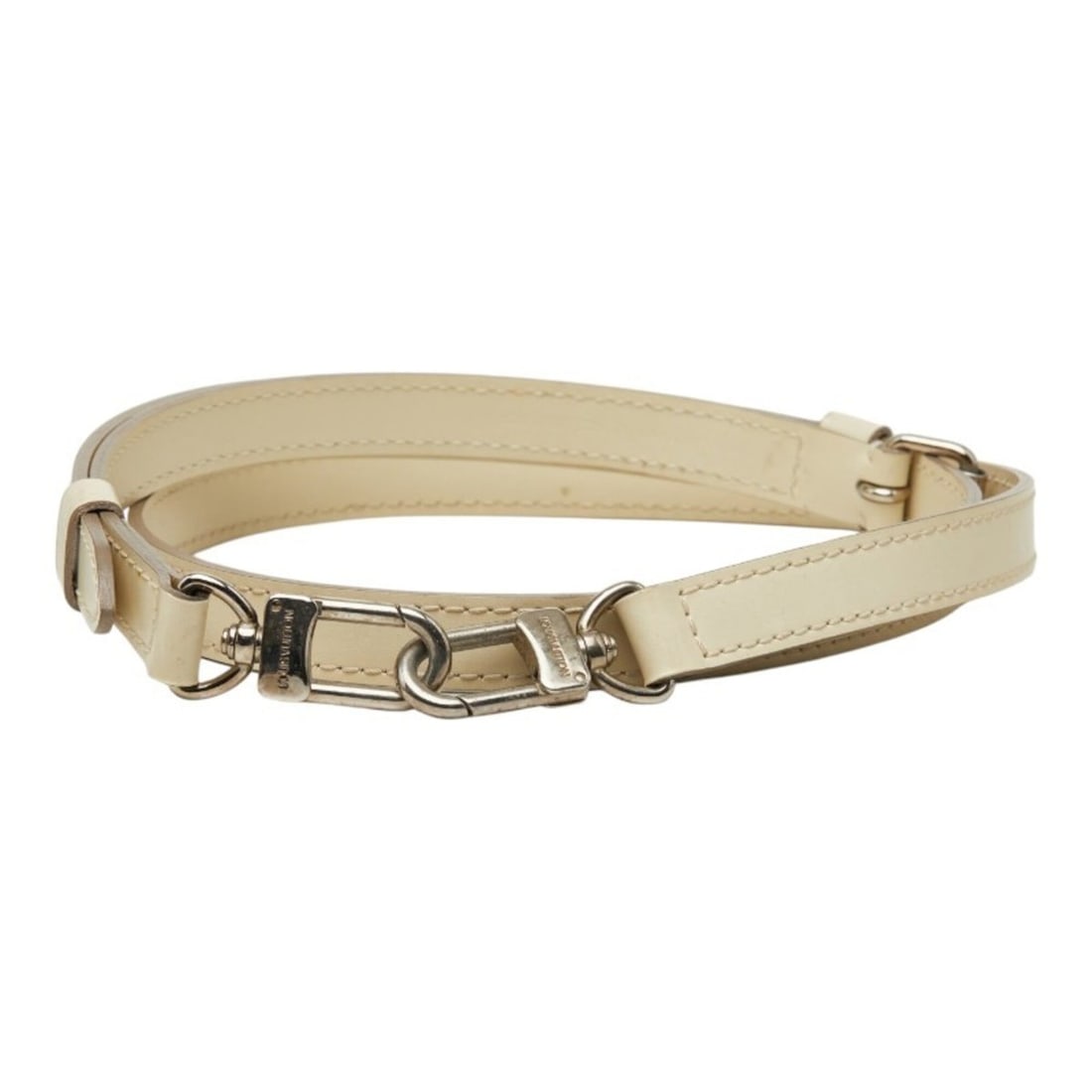 Louis Vuitton Shoulder Strap, White Leather, Women's LOUIS VUITTON: --- Catalog ---Category: SizeHandle/Strap Length: 120cm / 47.24''Category: DesignType: StrapColor: WhiteGender: WomenMaterial: LeatherCategory: GeneralBrand: Louis Vuitton--- Item List ---Section: Con