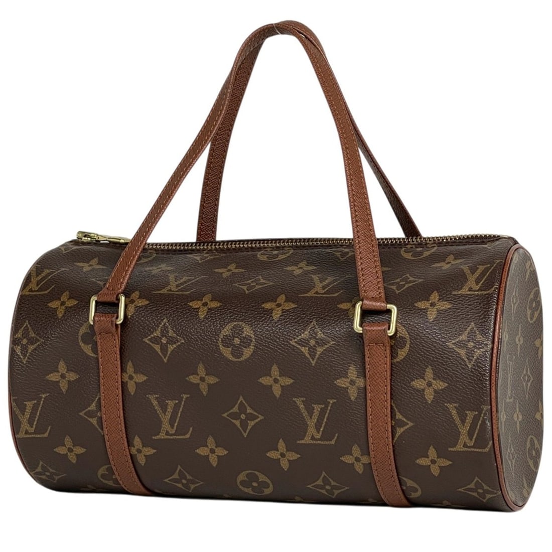 Louis Vuitton Papillon 26 Cylindrical Handbag (Older Model) Monogram Brown M51366 Women's: --- Catalog ---Category: SizeSize (HxWxD): 13cm x 26cm x 13cm / 5.11'' x 10.23'' x 5.11''Category: DesignType: HandbagColor: BrownGender: WomenMaterial: Monogram Category: GeneralBrand: Louis Vuitton-