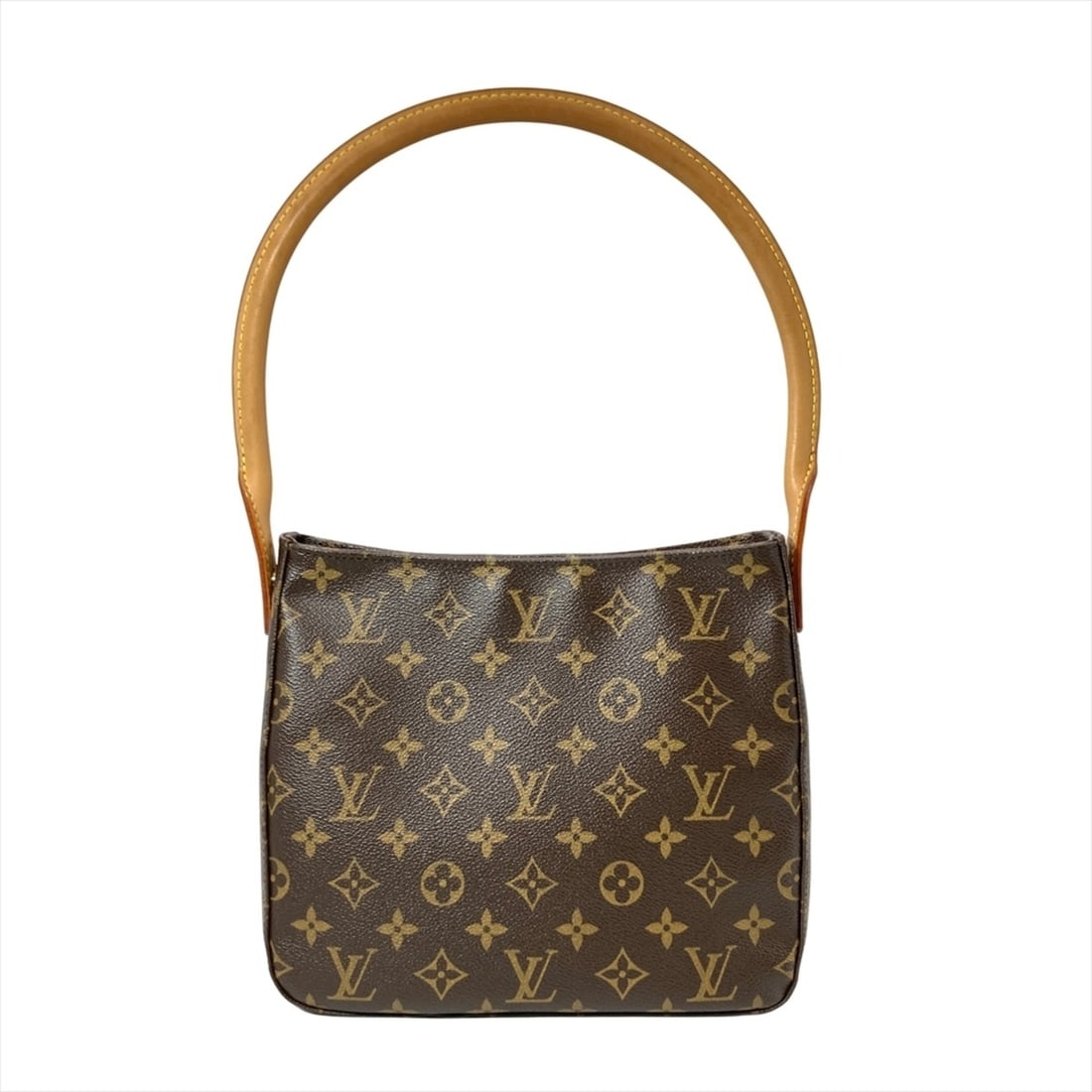 Louis Vuitton Looping MM Shoulder Bag, Monogram Canvas, M51146, Brown, Gold Hardware, Fl0073,: --- Catalog ---Category: SizeSize (HxWxD): 21cm x 24cm x 10cm / 8.26'' x 9.44'' x 3.93''Category: DesignType: Shoulder bagColor: BrownGender: WomenMaterial: Monogram , Canvas Category: GeneralMPN: M51