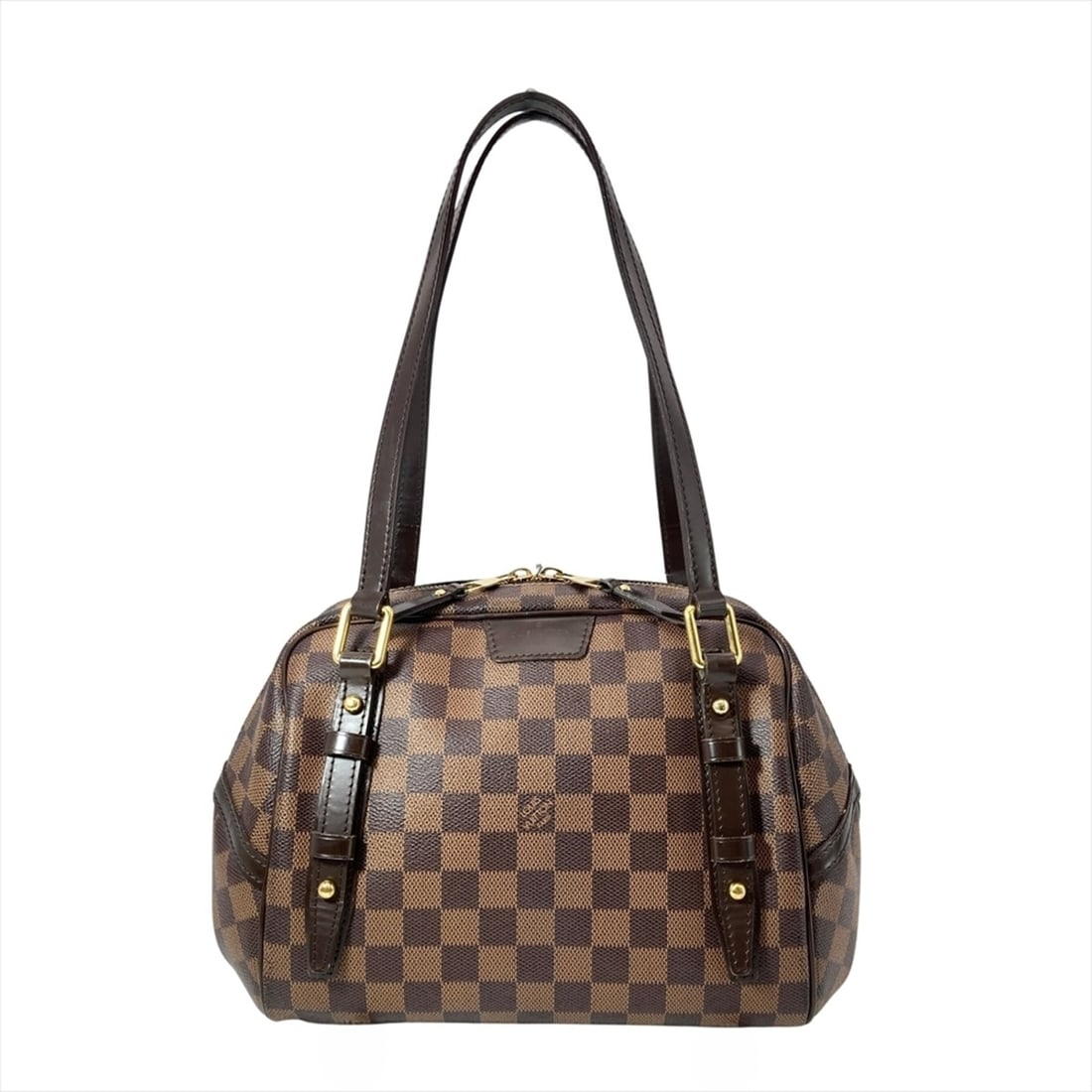 Louis Vuitton LOUIS VUITTON Rivington PM Shoulder Bag Damier Ebene N41157 Brown Gold Hardware DU2140: --- Catalog ---Category: SizeSize (HxWxD): 19cm x 24cm x 15.5cm / 7.48'' x 9.44'' x 6.1''Category: DesignType: Shoulder bagColor: BrownGender: WomenMaterial: Damier Canvas Category: GeneralMPN: N41157