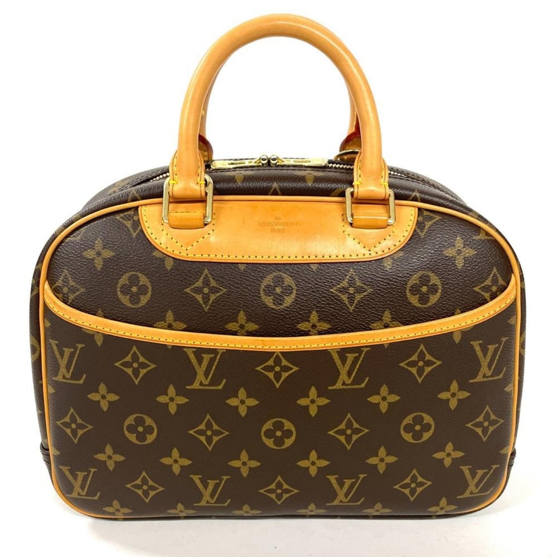 Louis Vuitton Trouville Handbag, Monogram Canvas, M42228, Brown: --- Catalog ---Category: SizeSize (HxWxD): 21cm x 28cm x 10.5cm / 8.26'' x 11.02'' x 4.13''Category: DesignType: HandbagColor: BrownGender: Women,MenMaterial: Monogram , Canvas Category: GeneralMPN: M