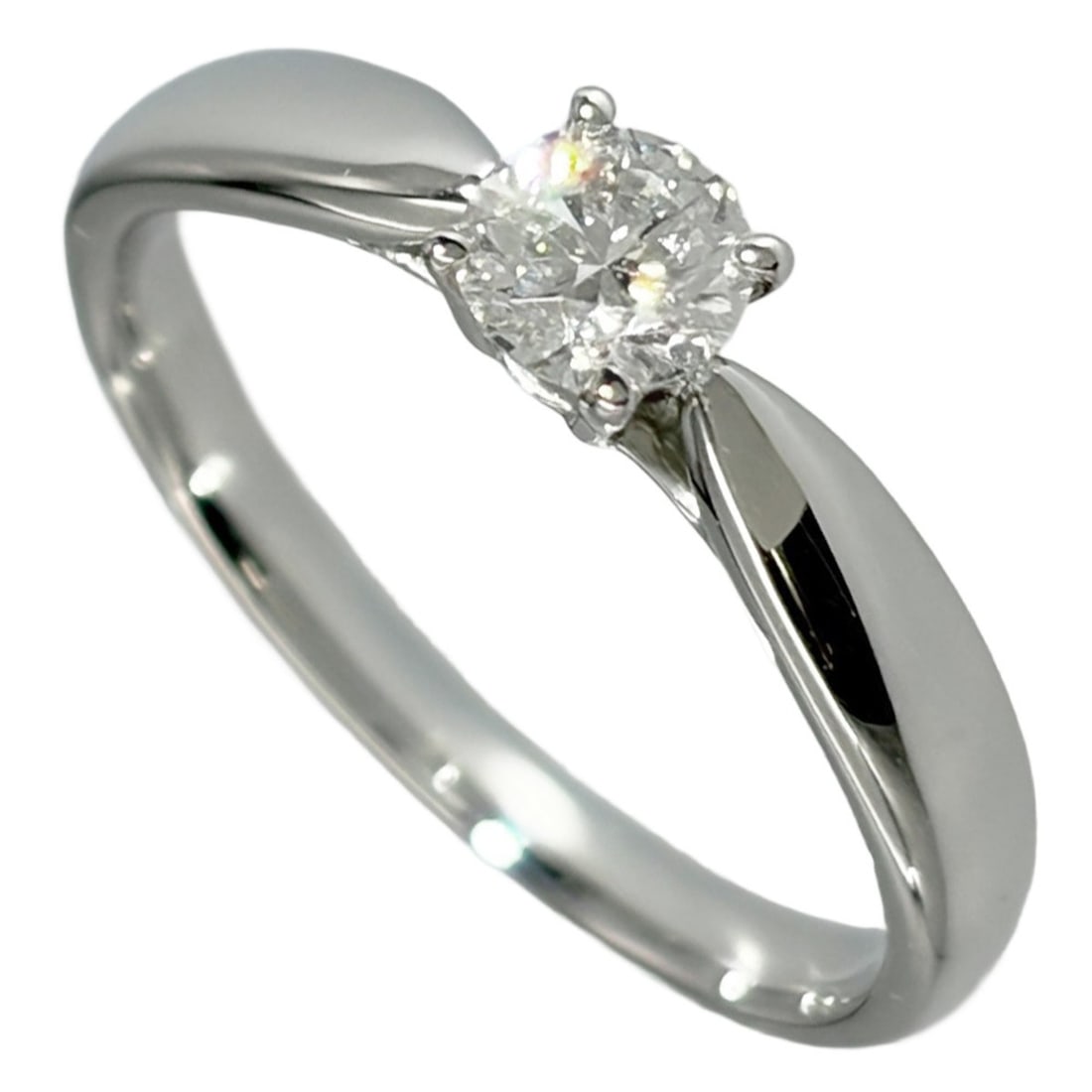 Tiffany & Co. Harmony Solitaire Ring, Diamond 0.27ct, Approx. 3.2g, Platinum 950, H VS1 Clarity,: --- Catalog ---Category: SizeJP Size: 7.5US Size: 4Category: DesignType: Band ringColor: PlatinumStone: DiamondGender: WomenClarity: VS1Material: Platinum 950Weight (ct.): 0.27Category: GeneralBrand: 