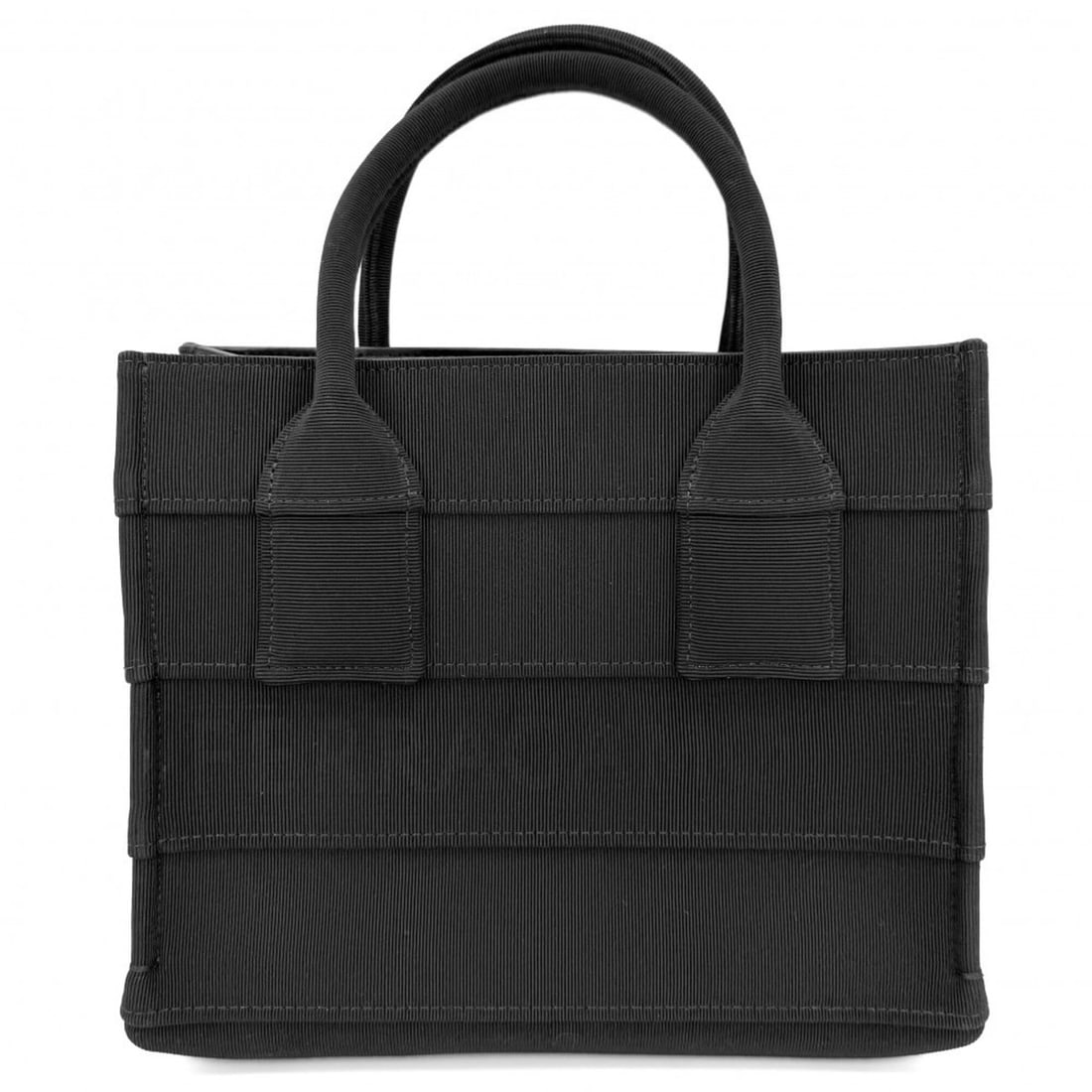 Salvatore Ferragamo handbag for women, logo mini tote bag, canvas, black, gold hardware.: --- Catalog ---Category: SizeSize (HxWxD): 20cm x 25.5cm x 13cm / 7.87'' x 10.03'' x 5.11''Category: DesignType: Handbag, Tote bagColor: BlackGender: WomenMaterial: Canvas Category: GeneralBrand: Salv