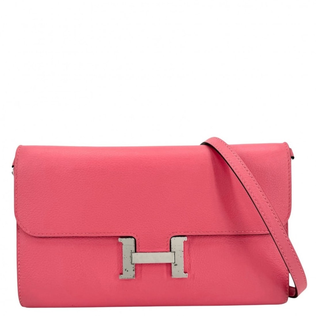 Hermes Constance Long To Go Wallet for Women, Shoulder Bag, Wallet, HERMES U Stamp, Veau Epsom: --- Catalog ---Category: SizeSize (HxWxD): 13cm x 20.5cm x 2.5cm / 5.11'' x 8.07'' x 0.98''Category: DesignType: Chain/Shoulder walletColor: PinkGender: WomenMaterial: Epsom leather Category: GeneralB