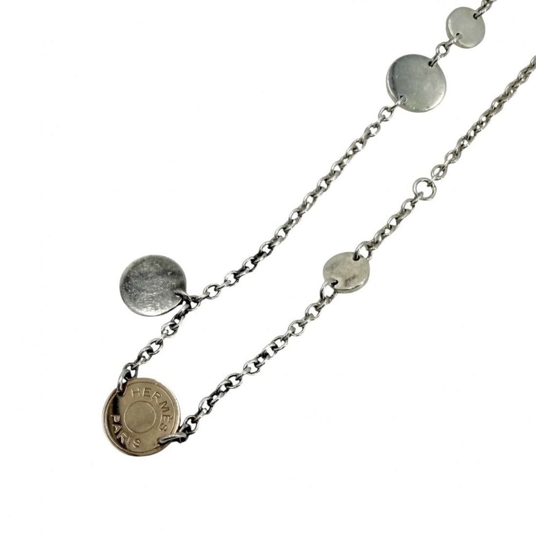 Hermes Women's Necklace, Sellier Confetti 80 Long Jewelry Accessory, Au750, 18K Pink Gold, HERMES,: --- Catalog ---Category: SizeNeck Circumference: 90 cm / 35.43''Category: DesignGender: WomenMaterial: Pink gold (18K), Silver 925Necklace Type: NecklaceCategory: GeneralBrand: Hermes--- Item List ---