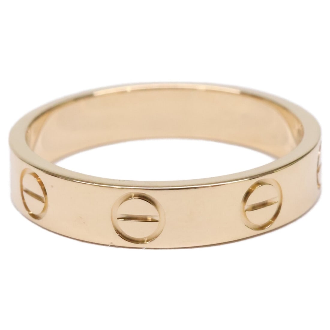 Cartier Mini Love Ring, 750 Yellow Gold, Size 49, Refurbished, for Women. (1 of 11)