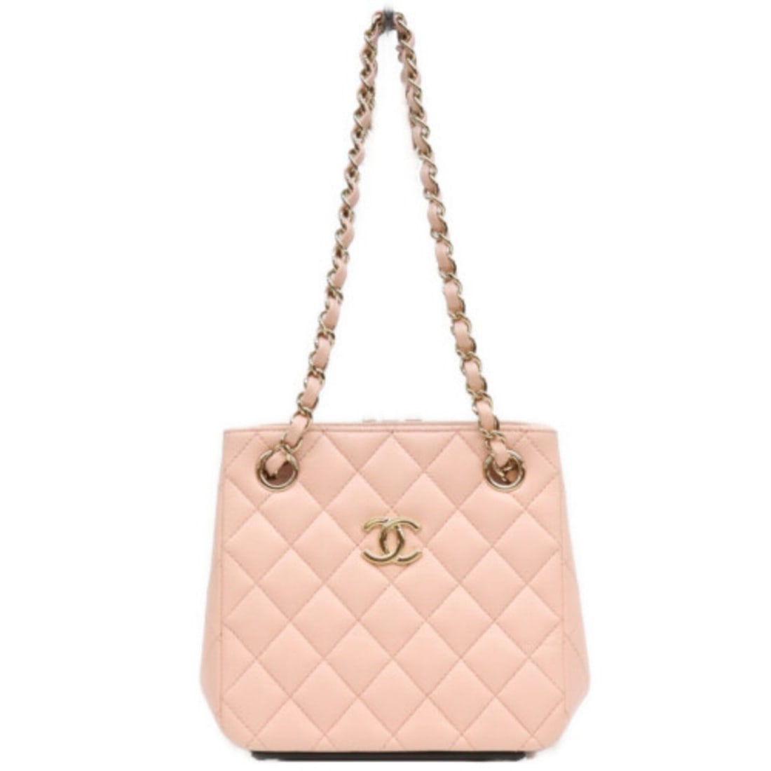 CHANEL AS3176 Caviar Mini Bucket Bag Shoulder Pink Gold Hardware Women's: --- Catalog ---Category: SizeSize (HxWxD): 15.5cm x 19cm x 10cm / 6.1'' x 7.48'' x 3.93''Category: DesignType: Shoulder bagColor: PinkGender: WomenMaterial: Grained Calfskin Hardware Color: GoldCatego