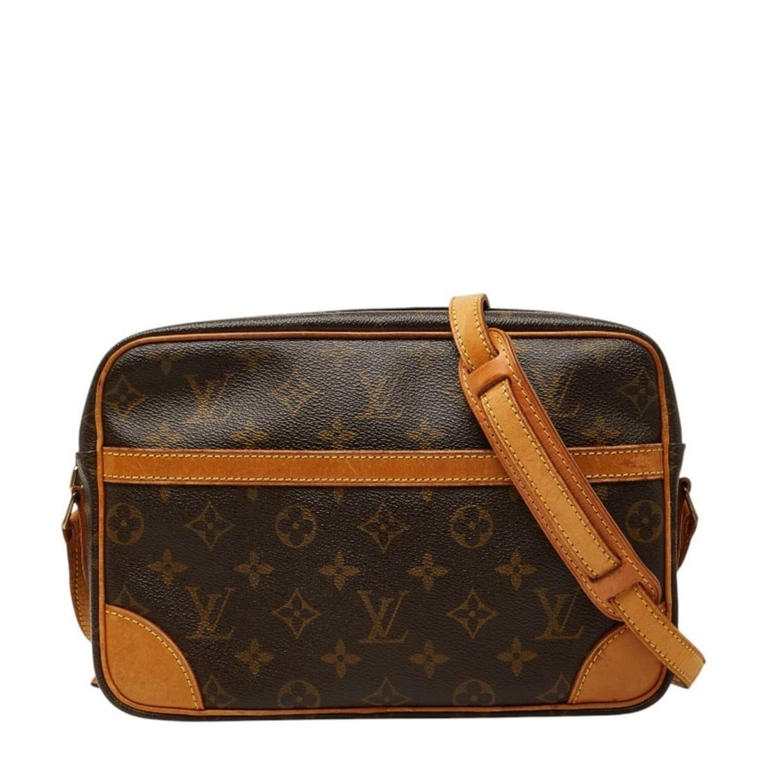 Louis Vuitton Monogram Trocadero 27 Crossbody Shoulder Bag M51274 Brown Leather Women's LOUIS: --- Catalog ---Category: SizeSize (HxWxD): 17.5cm x 26.5cm x 6.5cm / 6.88'' x 10.43'' x 2.55''Category: DesignType: Shoulder bagColor: BrownGender: WomenMaterial: PVC , Leather Category: GeneralMPN: M