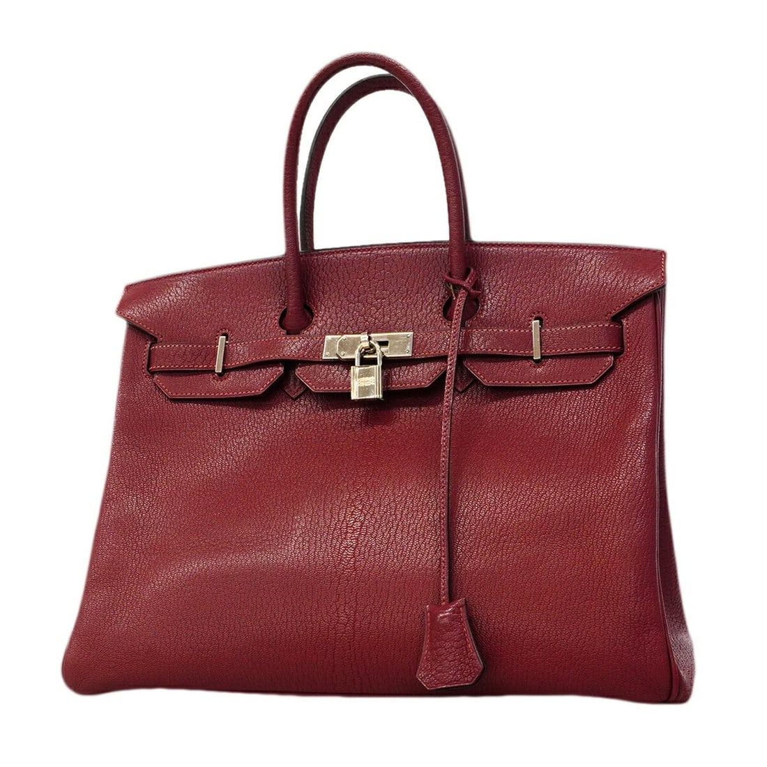 Hermes Birkin 35 handbag, Coromandel, Rouge H, ?H stamp, women's, OP013830: --- Catalog ---Category: SizeSize (HxWxD): 28.5cm x 36cm x 18cm / 11.22'' x 14.17'' x 7.08''Category: DesignType: HandbagColor: Rouge HGender: WomenHardware Color: SilverCategory: GeneralBrand: Hermes