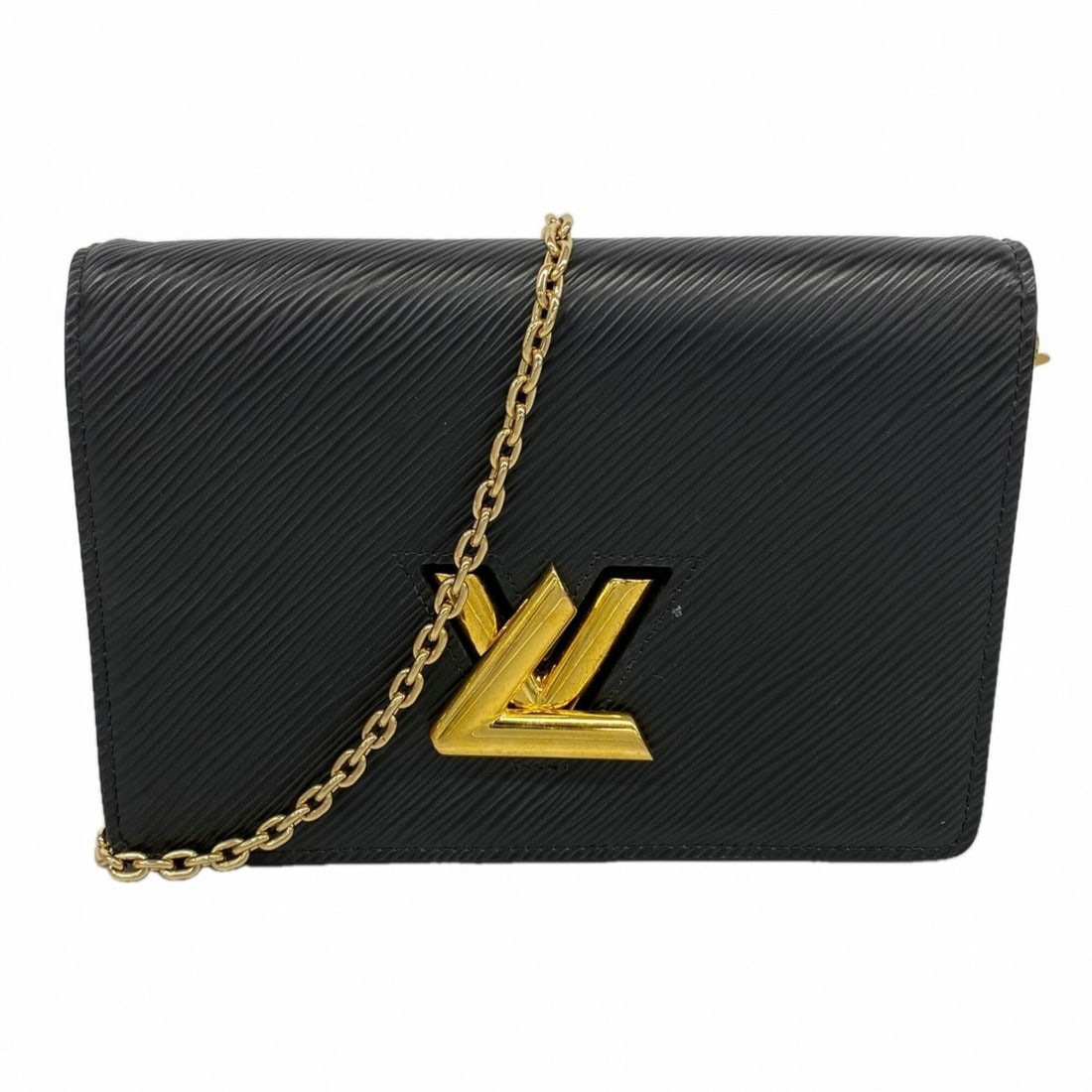 Louis Vuitton Epi Portefeuille Twist Shoulder Wallet M68750 Noir (Women's) OP013379: --- Catalog ---Category: SizeSize (HxWxD): 14cm x 19cm x 4cm / 5.51'' x 7.48'' x 1.57''Category: DesignType: Chain/Shoulder walletColor: NoirGender: WomenCategory: GeneralMPN: M68750Brand: Louis Vuitt