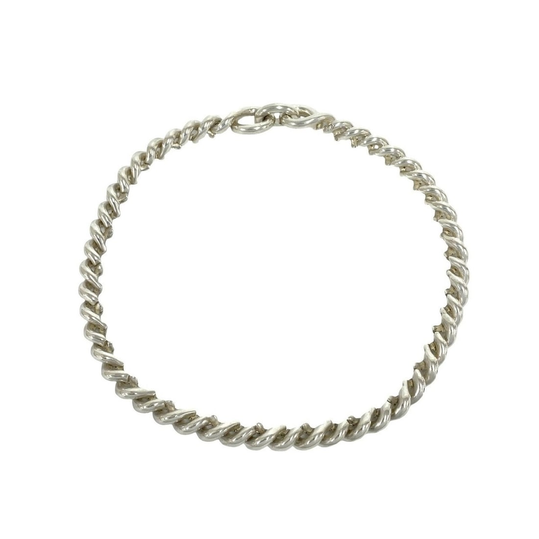 HERMES Vintage Torsade Necklace, 800 Silver Chain, Accessory, Item Number 25702 (1 of 14)