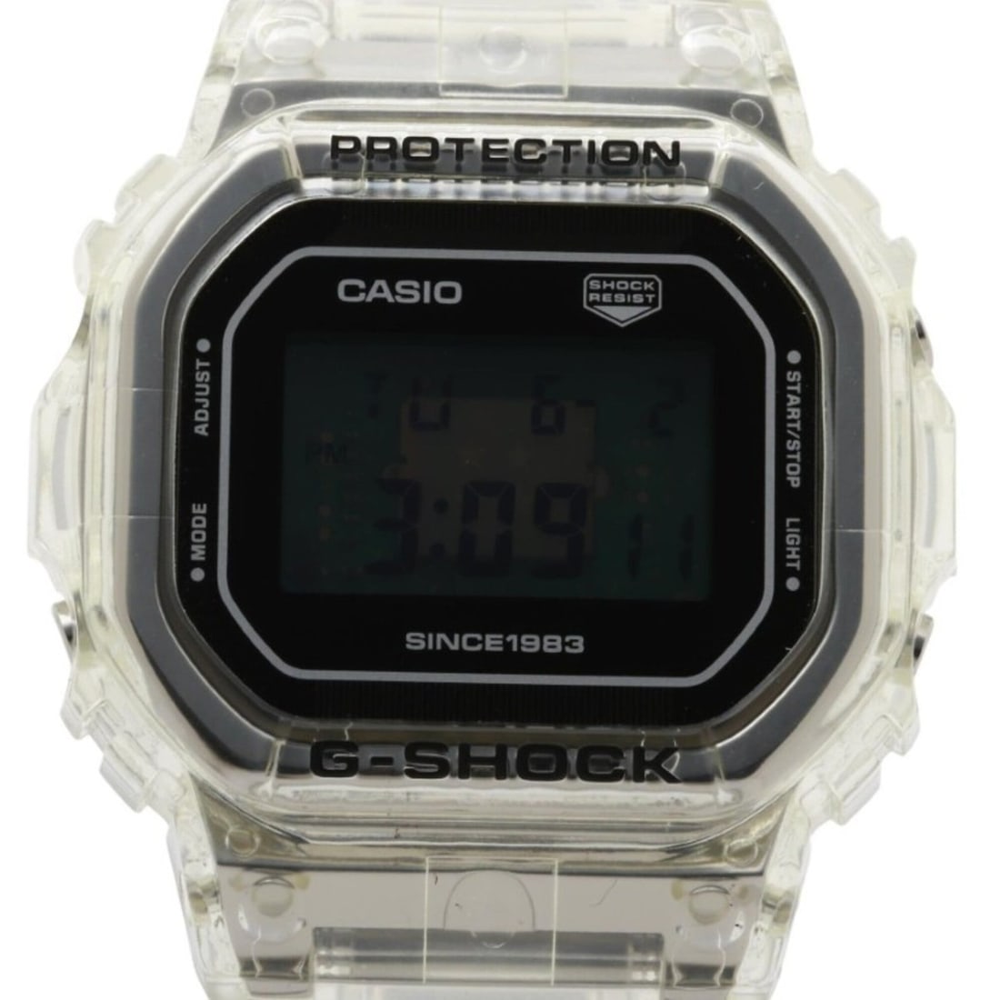 CASIO G-SHOCK DIGITAL 5000 SERIES 40th Anniversary CLEAR REMIX DW-5040RX-7JR Black Clear Stainless (1 of 16)