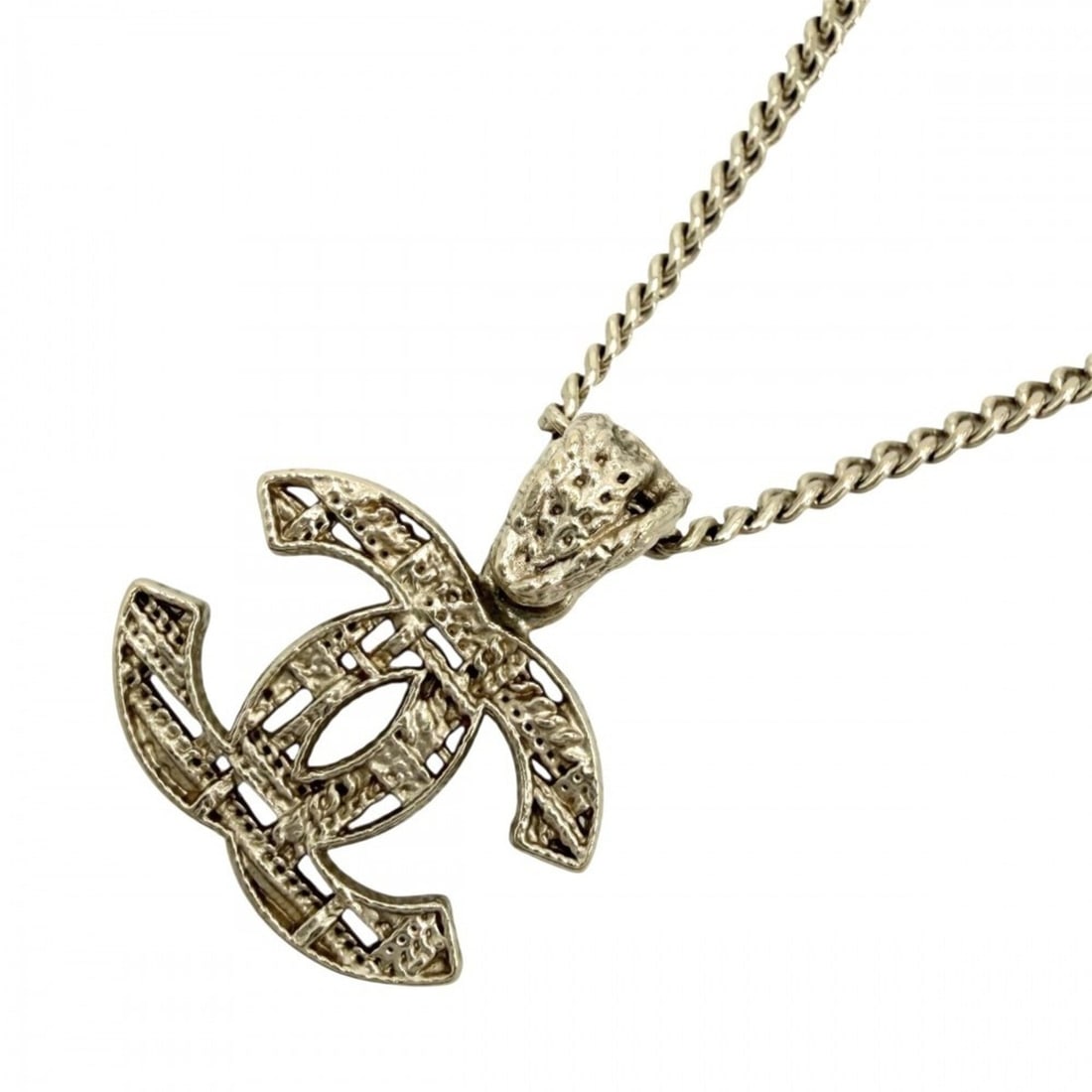 Chanel Women's Coco Mark Pendant Necklace, Long CHANEL GP A15C Gold, Approx. 10.0g, 2015: --- Catalog ---Category: SizePendant Size: 15mm x 20mm / 0.59'' x 0.78''Neck Circumference: 60.5 cm / 23.81''Category: DesignColor: GoldGender: WomenMaterial: Gold platingPendant Type: PendantNecklace