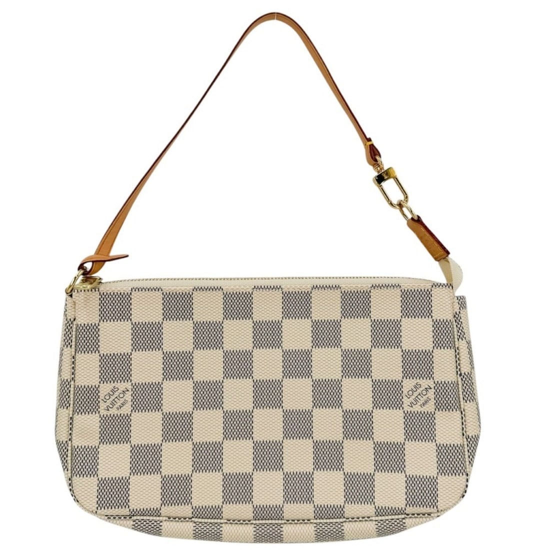 Louis Vuitton Women's Handbag Pochette Accessoires Accessory Pouch LOUIS VUITTON N41207 Damier Azur: --- Catalog ---Category: SizeSize (HxWxD): 12cm x 21cm x 4.5cm / 4.72'' x 8.26'' x 1.77''Category: DesignType: Handbag, Pochette, PouchColor: WhiteGender: WomenMaterial: Damier Azur Category: GeneralM