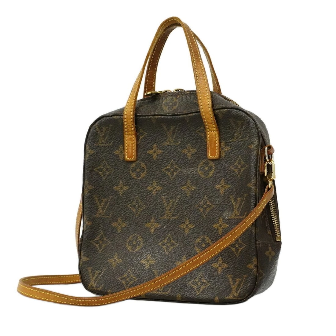 Louis Vuitton Monogram Spontini Handbag M47500 Brown 2-way bag for women: --- Catalog ---Category: SizeSize (HxWxD): 20cm x 19.5cm x 7.5cm / 7.87'' x 7.67'' x 2.95''Category: DesignType: HandbagColor: BrownGender: WomenCategory: GeneralMPN: M47500Brand: Louis Vuitton--- Ite