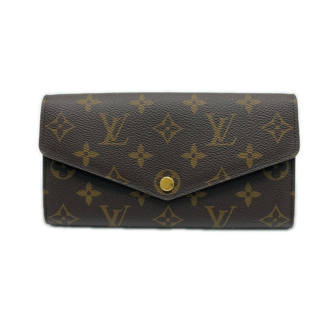 LOUIS VUITTON Monogram Portefeuille Sarah M60531 Long Wallet Brown Beige Women's: --- Catalog ---Category: SizeSize (HxWxD): 10cm x 19cm x 2.5cm / 3.93'' x 7.48'' x 0.98''Category: DesignType: Long wallet (bi-fold)Color: Beige, Brown, MonogramGender: WomenMaterial: Coated canvas Ca