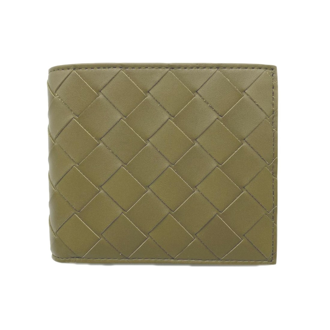 BOTTEGA VENETA Intrecciato Large Bi-fold Wallet 605721 Khaki Calf Leather Men's: --- Catalog ---Category: SizeSize (HxWxD): 9cm x 11cm x 1.5cm / 3.54'' x 4.33'' x 0.59''Category: DesignType: Wallet (bi-fold)Color: KhakiGender: MenMaterial: Leather Leather/Fur Type: CalfskinCategor