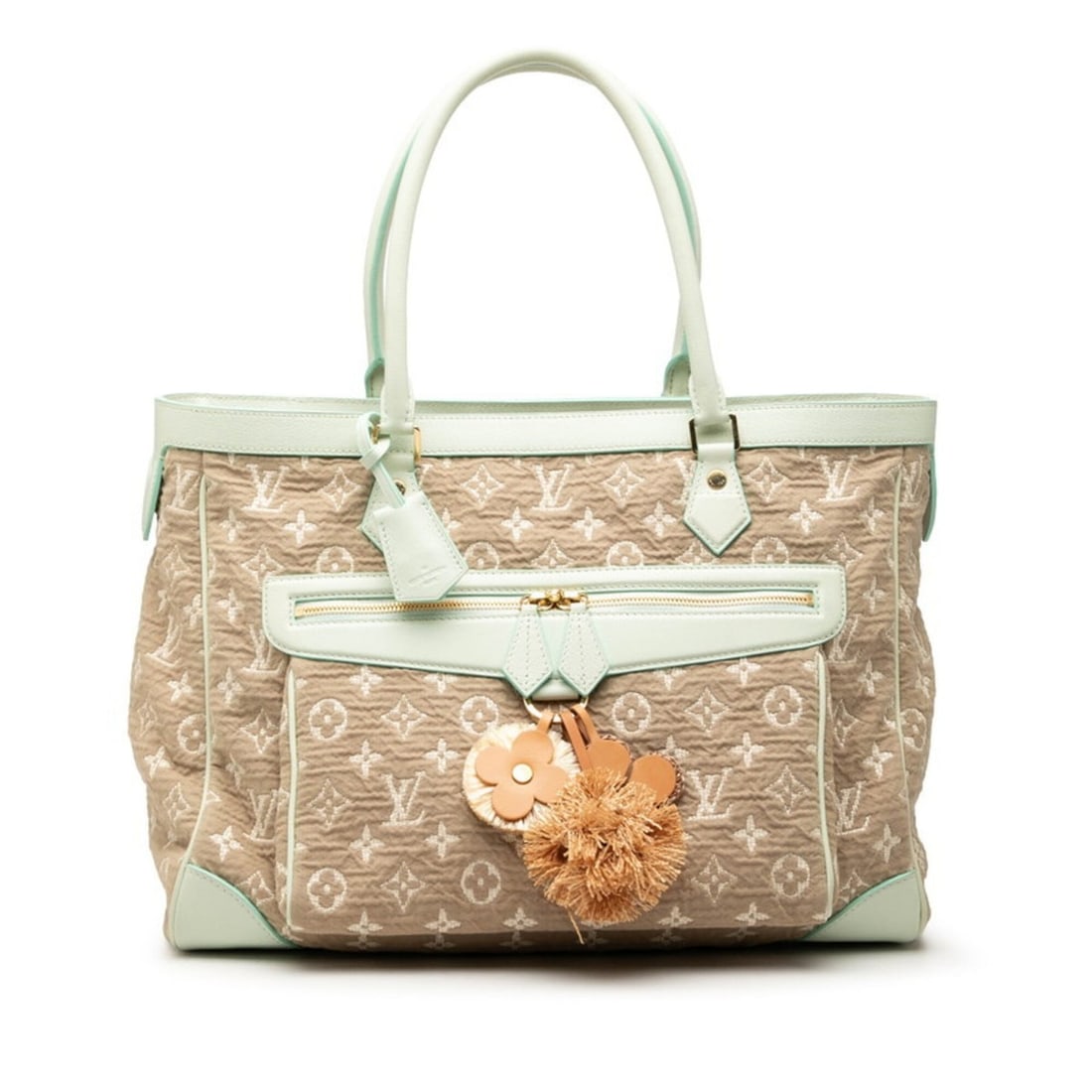 Louis Vuitton Monogram Sabia Cabas GM Tote Bag Shoulder M93498 Beige Vert Canvas Leather Women's: --- Catalog ---Category: SizeHandle Drop: 19.00cm / 7.48''Size (HxWxD): 30cm x 44cm x 23cm / 11.81'' x 17.32'' x 9.05''Category: DesignType: Tote bagColor: Beige, VertGender: WomenClosure: OpenMateria