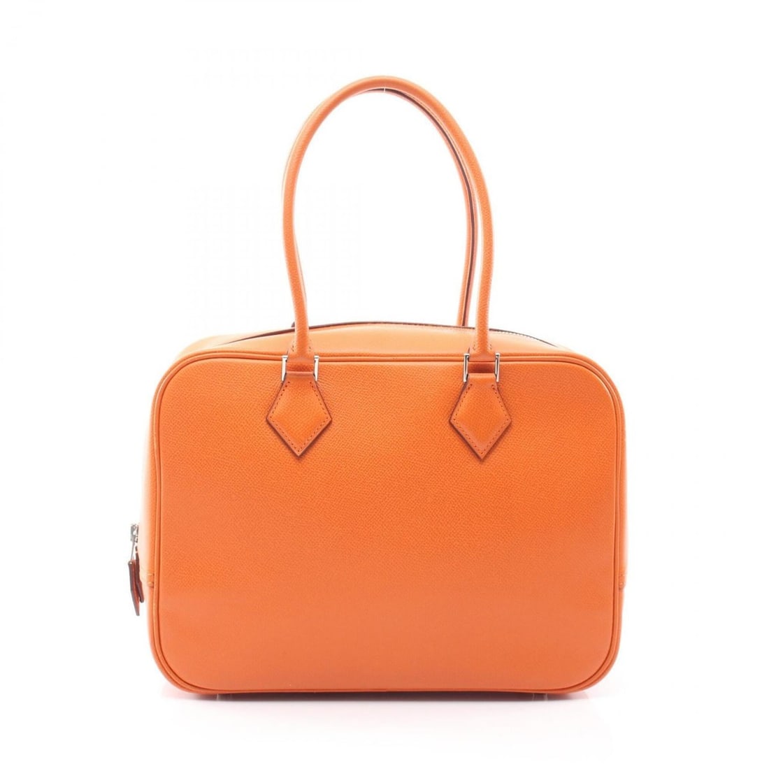 Hermes Plume 28 Handbag, Veau Epsom Leather, Women's, Orange: --- Catalog ---Category: SizeSize (HxWxD): 20cm x 28cm x 10cm / 7.87'' x 11.02'' x 3.93''Category: DesignType: HandbagColor: OrangeGender: WomenMaterial: Epsom leather Category: GeneralBrand: Hermes--