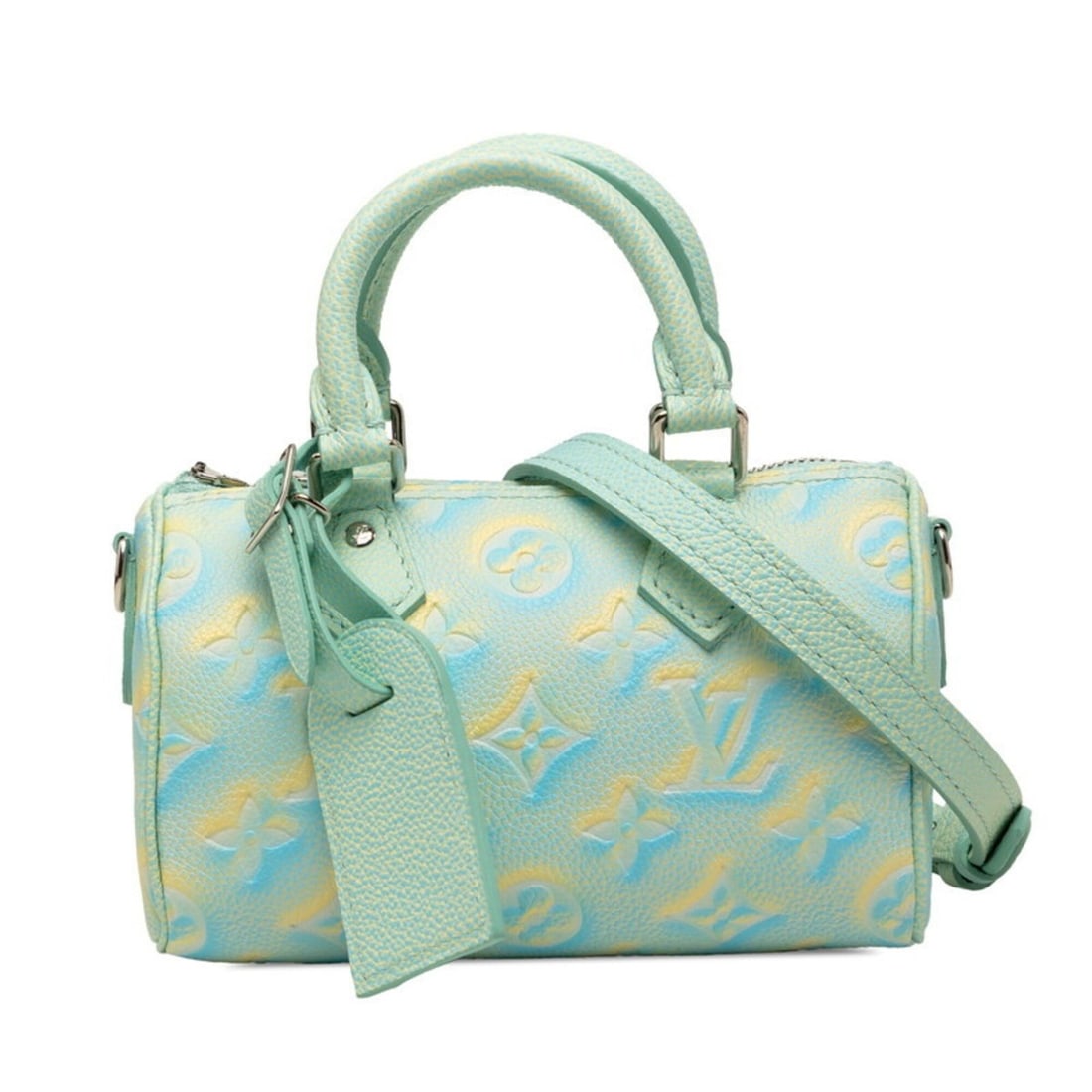 Louis Vuitton Monogram Empreinte Nano Speedy Bandoulière Summer Stardust Handbag Shoulder Bag 2WAY: --- Catalog ---Category: SizeSize (HxWxD): 12cm x 17cm x 8cm / 4.72'' x 6.69'' x 3.14''Category: DesignType: Handbag, Shoulder bagColor: GreenGender: WomenMaterial: Leather Category: GeneralBrand: