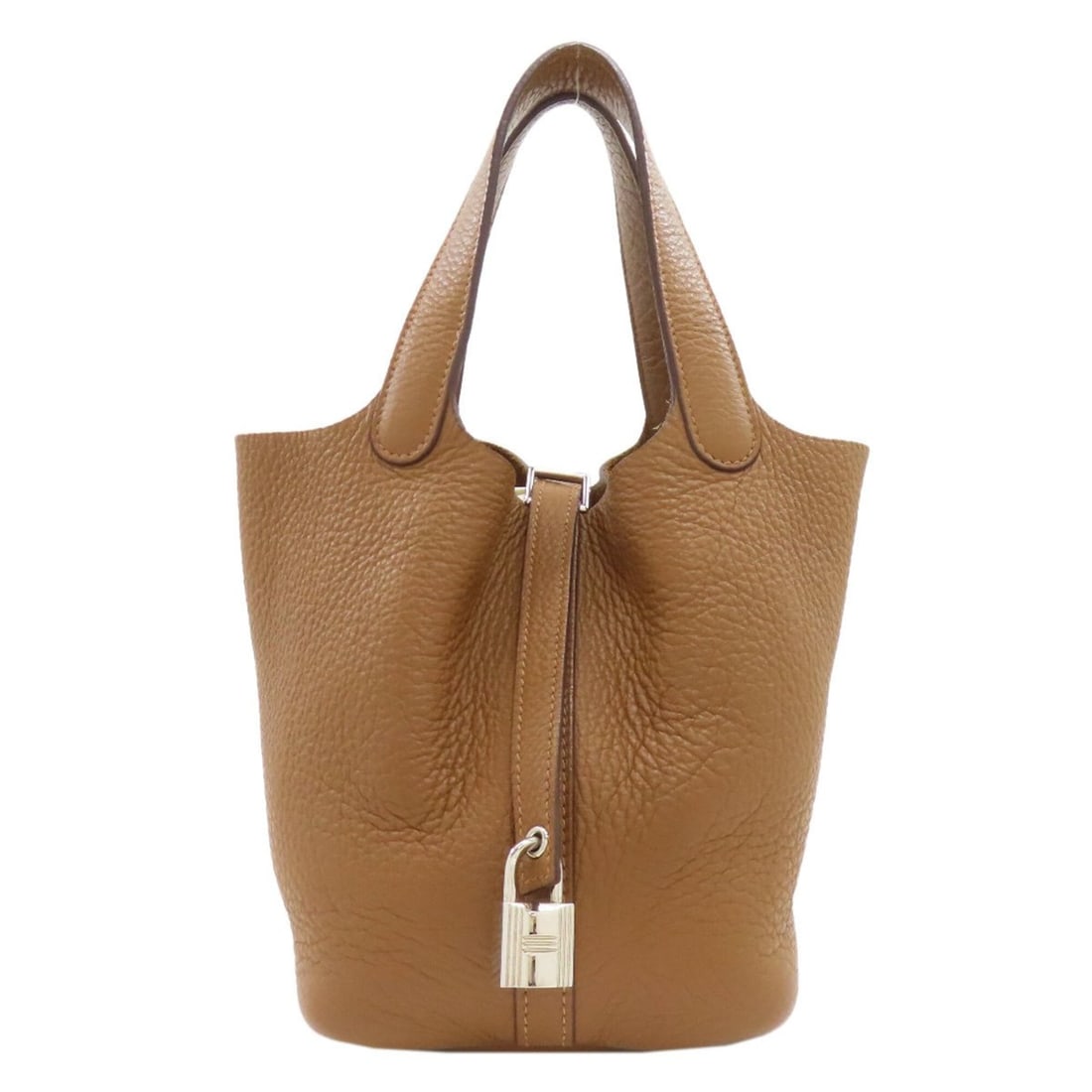Hermes Picotin Lock PM Silver Hardware Handbag, Taurillon Leather, Women's HERMES: --- Catalog ---Category: SizeSize (HxWxD): 18.5cm x 13.5cm x 18cm / 7.28'' x 5.31'' x 7.08''Handle Length: 28cm / 11.02''Category: DesignType: HandbagColor: BrownGender: WomenClosure: BeltCategory: Ge