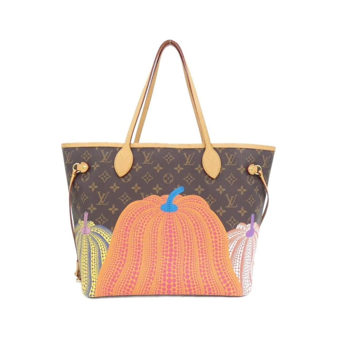 Louis Vuitton Monogram (LV X YK) Neverfull MM M46468 Handbag: --- Catalog ---Category: SizeSize (HxWxD): 28cm x 45cm x 14cm / 11.02'' x 17.71'' x 5.51''Category: DesignType: Handbag, PouchColor: MarronGender: Men,WomenMaterial: Coated canvas Hardware Color: Gold