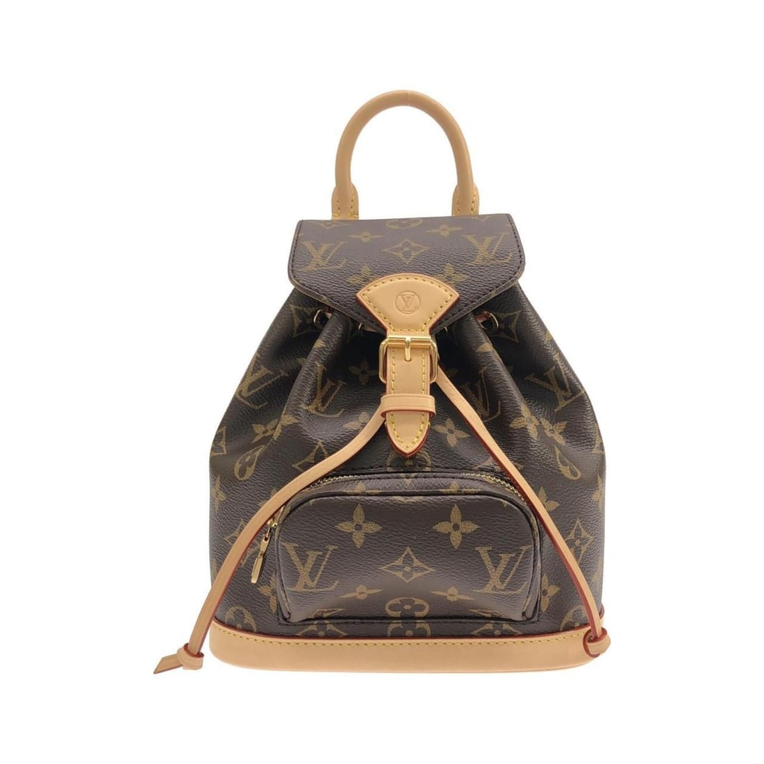 Louis Vuitton Monogram Montsouris MINI M11199 Backpack: --- Catalog ---Category: SizeSize (HxWxD): 23cm x 21cm x 8cm / 9.05'' x 8.26'' x 3.14''Category: DesignType: BackpackColor: MarronGender: Men,WomenMaterial: Coated canvas Hardware Color: GoldCategory: