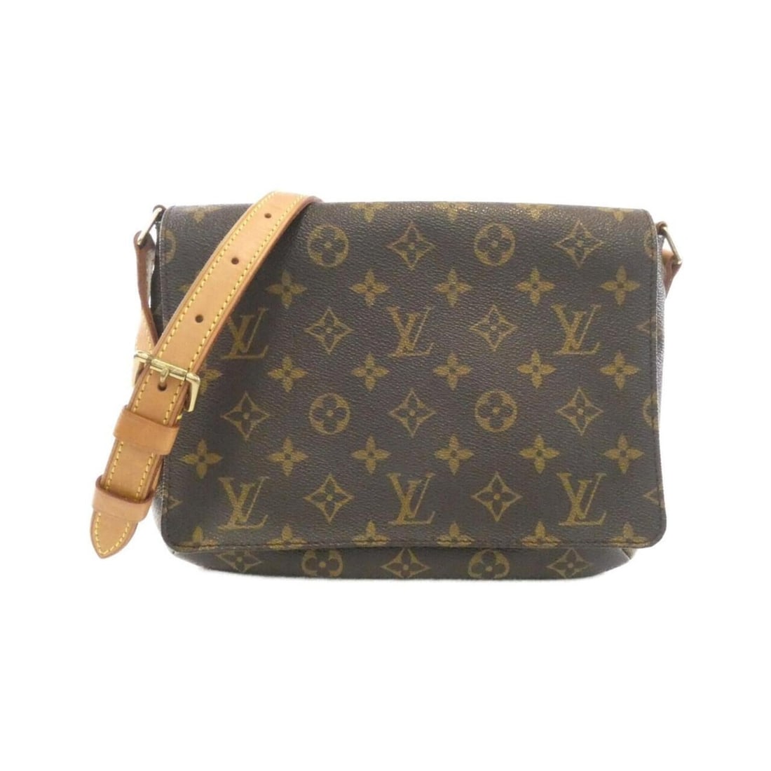 Louis Vuitton Monogram Musette Tango M51257 Shoulder Bag: --- Catalog ---Category: SizeSize (HxWxD): 19cm x 24cm x 5cm / 7.48'' x 9.44'' x 1.96''Category: DesignType: Shoulder bagColor: MarronGender: WomenMaterial: Coated canvas Hardware Color: GoldCategory: