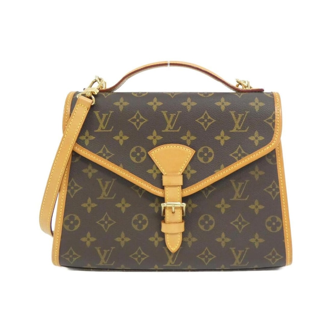 Louis Vuitton Monogram Bel Air M51122 Handbag: --- Catalog ---Category: SizeSize (HxWxD): 21cm x 29cm x 10cm / 8.26'' x 11.41'' x 3.93''Category: DesignType: HandbagColor: MarronGender: Men,WomenMaterial: Coated canvas Hardware Color: GoldCategory