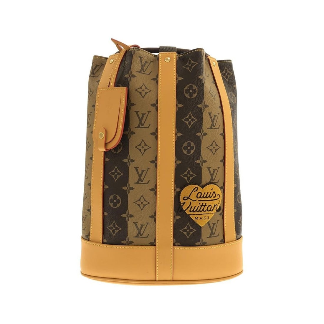 Louis Vuitton Monogram Stripe (LV Squared) Randonee Messenger M45968 Shoulder Bag: --- Catalog ---Category: SizeSize (HxWxD): 34cm x 26cm x 11.5cm / 13.38'' x 10.23'' x 4.52''Category: DesignType: Shoulder bagColor: MarronGender: Men,WomenMaterial: Coated canvas Hardware Color: Gold