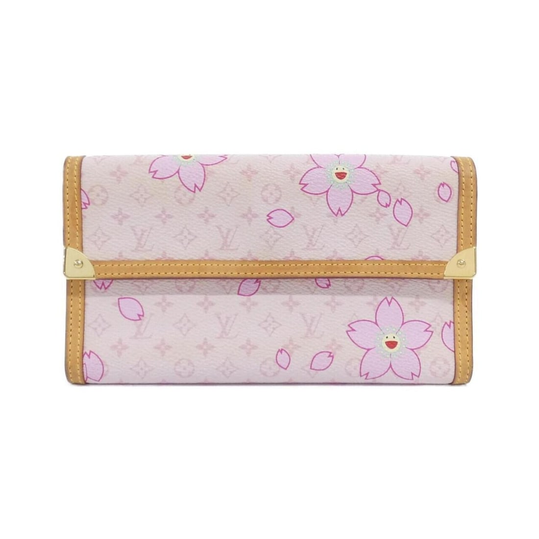 Louis Vuitton Monogram Cherry Blossom Portefeuille Tresor International M92028 Wallet: --- Catalog ---Category: SizeSize (HxWxD): 11cm x 19cm x 2cm / 4.33'' x 7.48'' x 0.78''Category: DesignType: Long wallet (tri-fold)Color: RoseGender: WomenMaterial: Coated canvas Category: GeneralMPN: