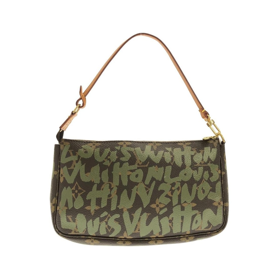 Louis Vuitton Monogram Graffiti Pochette Accessoires M92191 Accessory Pouch: --- Catalog ---Category: SizeSize (HxWxD): 13cm x 21cm x 3cm / 5.11'' x 8.26'' x 1.18''Category: DesignType: Pochette, PouchColor: Khaki, MarronGender: Men,WomenMaterial: Coated canvas Hardware