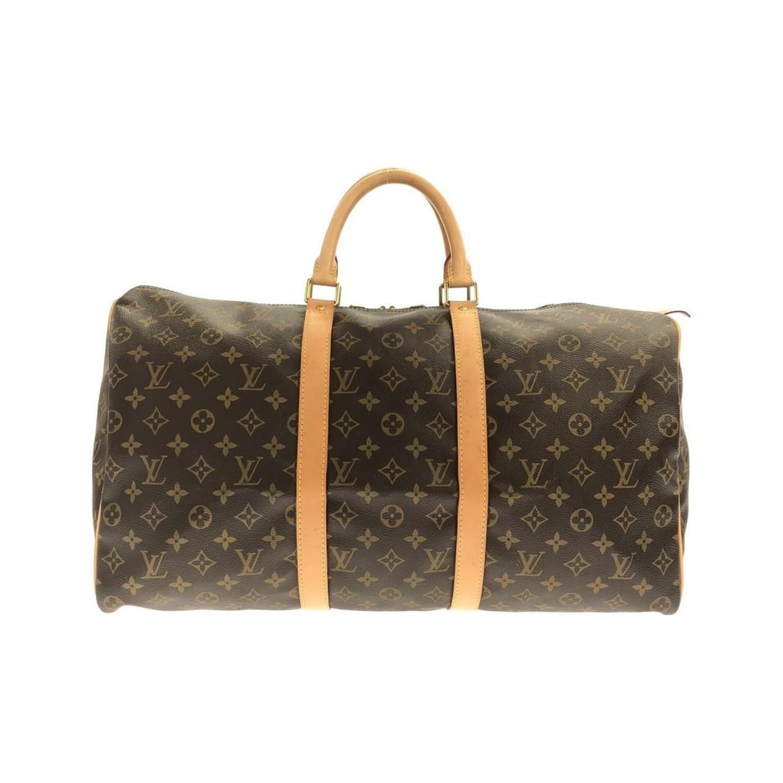 Louis Vuitton Monogram Keepall 50cm M41426 Boston Bag: --- Catalog ---Category: SizeSize (HxWxD): 26cm x 51cm x 21.5cm / 10.23'' x 20.07'' x 8.46''Category: DesignType: Boston bagColor: MarronGender: Men,WomenMaterial: Coated canvas Hardware Color: