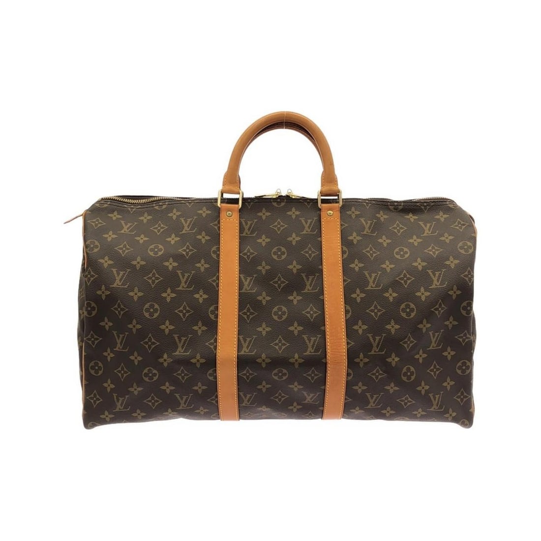 Louis Vuitton Monogram Keepall 50cm M41426 Boston Bag: --- Catalog ---Category: SizeSize (HxWxD): 28cm x 50cm x 22cm / 11.02'' x 19.68'' x 8.66''Category: DesignType: Boston bagColor: MarronGender: Men,WomenMaterial: Coated canvas Hardware Color: