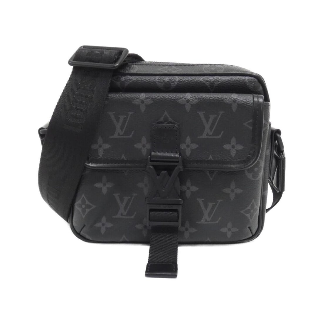 Louis Vuitton Monogram Eclipse Getaway Messenger M12518 Shoulder Bag: --- Catalog ---Category: SizeSize (HxWxD): 17cm x 18cm x 7cm / 6.69'' x 7.08'' x 2.75''Category: DesignType: Shoulder bagColor: BlackGender: MenMaterial: Coated canvas Category: GeneralMPN: