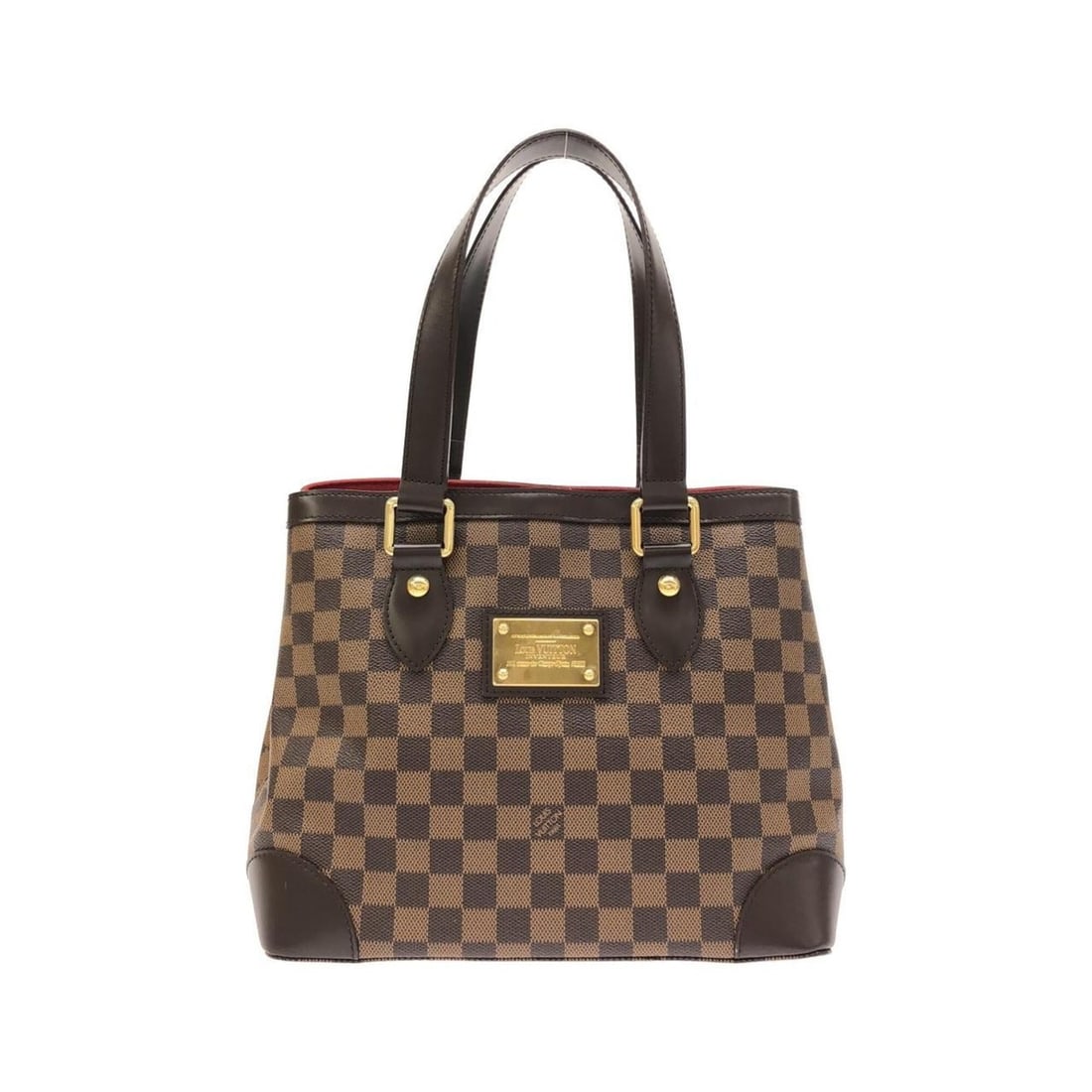 Louis Vuitton Damier Hampstead PM N51205 Handbag: --- Catalog ---Category: SizeSize (HxWxD): 24cm x 28cm x 17cm / 9.44'' x 11.02'' x 6.69''Category: DesignType: HandbagColor: EbeneGender: WomenMaterial: Coated canvas Hardware Color: GoldCategory: Gen