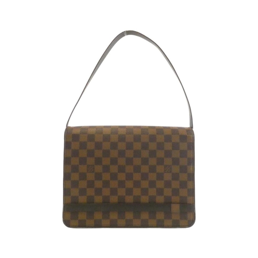 Louis Vuitton Damier Tribeca Carre N51161 Shoulder Bag: --- Catalog ---Category: SizeSize (HxWxD): 22cm x 28cm x 8cm / 8.66'' x 11.02'' x 3.14''Category: DesignType: Shoulder bagColor: EbeneGender: WomenMaterial: Coated canvas Hardware Color: Matte goldCat