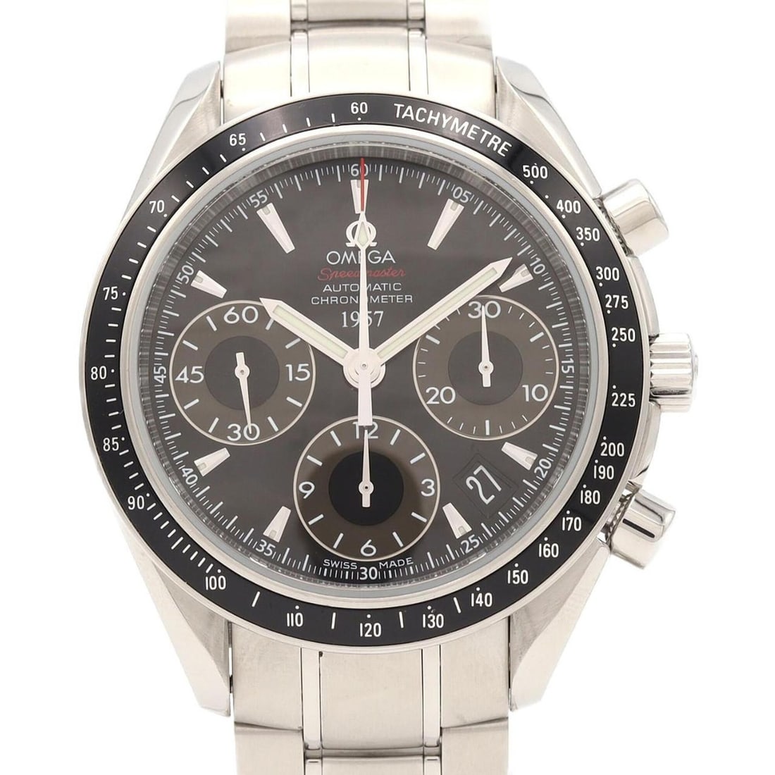 Omega Speedmaster Date 1957 LIMITED 323.30.40.40.01.001 Stainless Steel Automatic Watch (1 of 13)